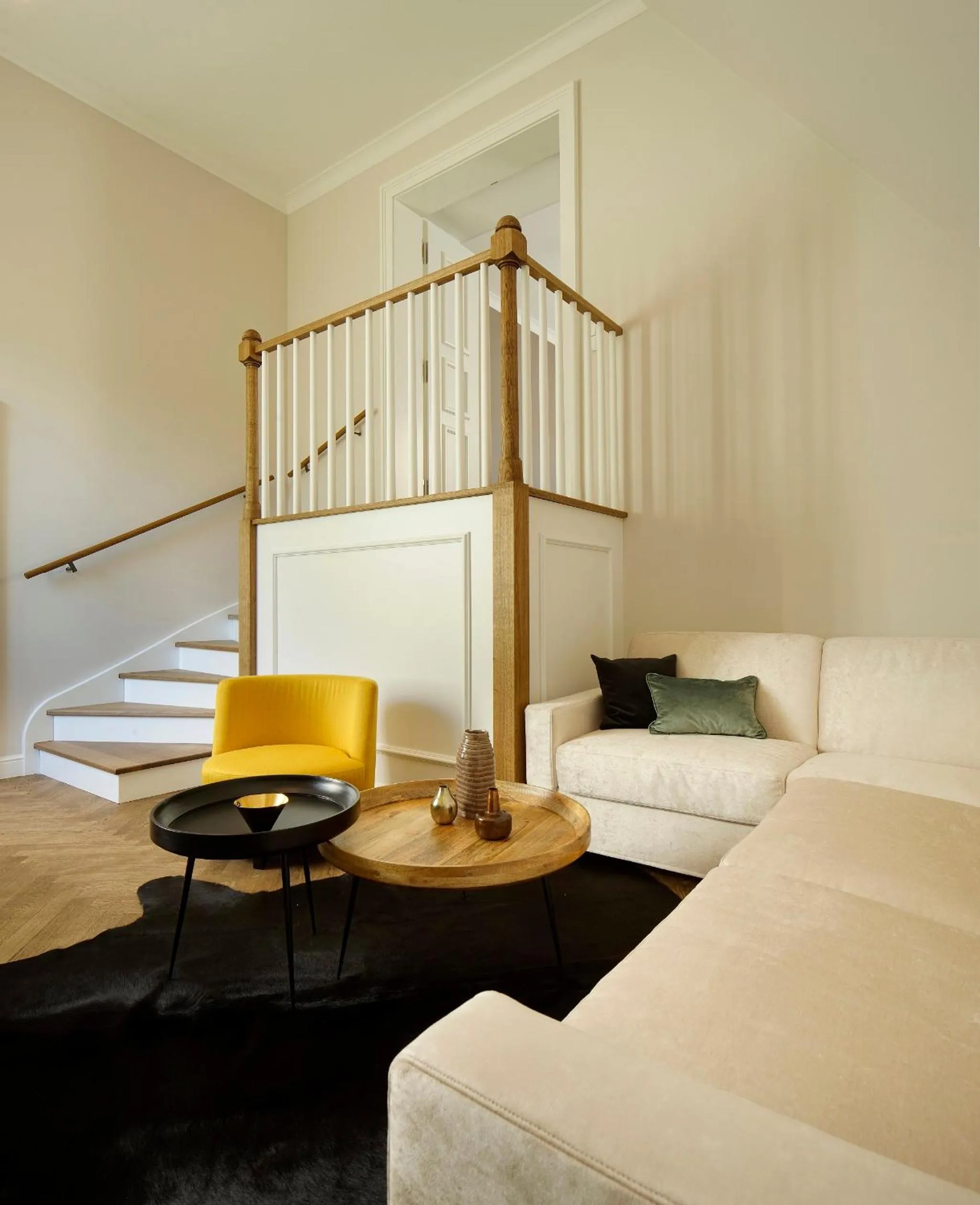 Living room, Bed in Das Tegernsee