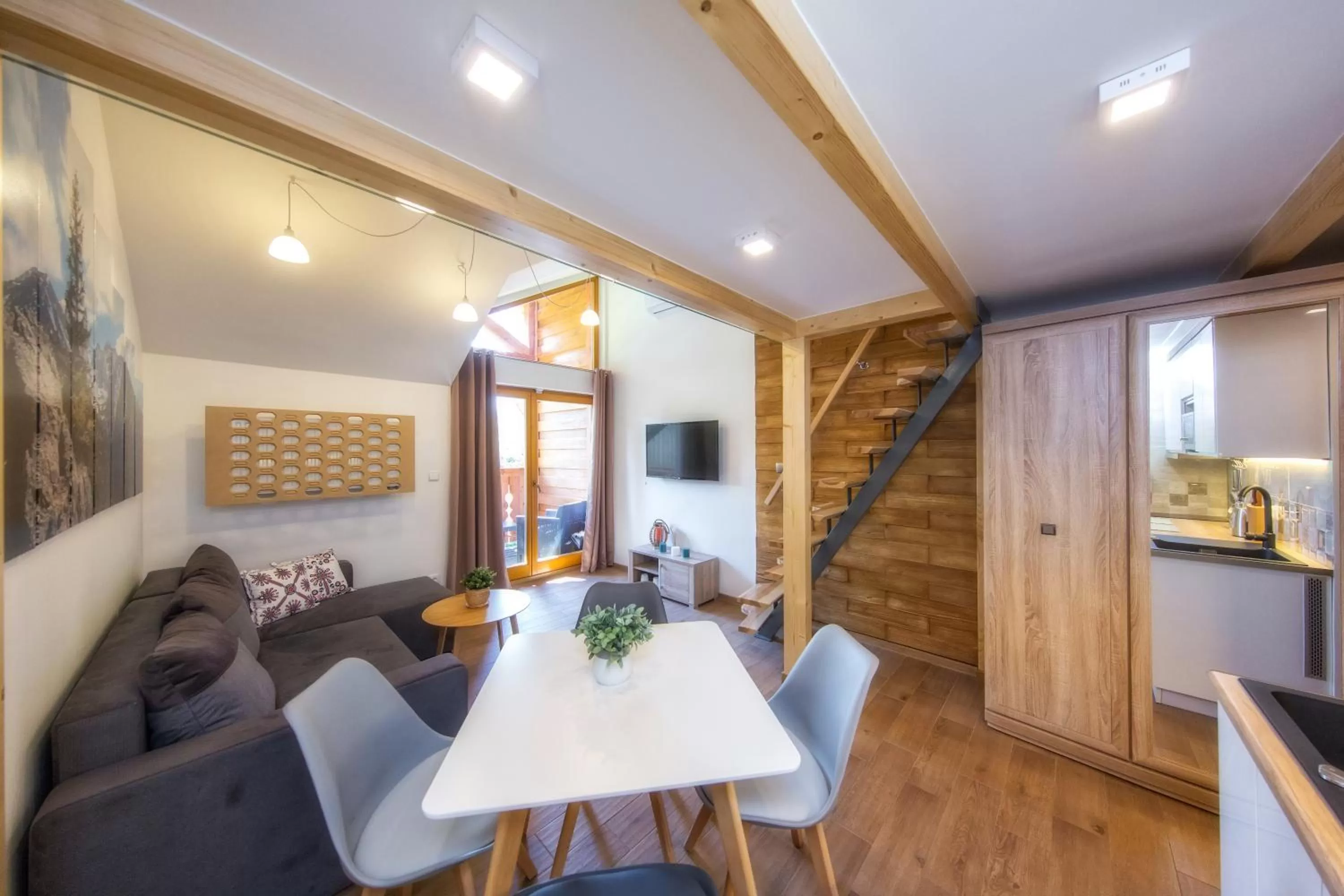 Living room in Aparthotel Giewont