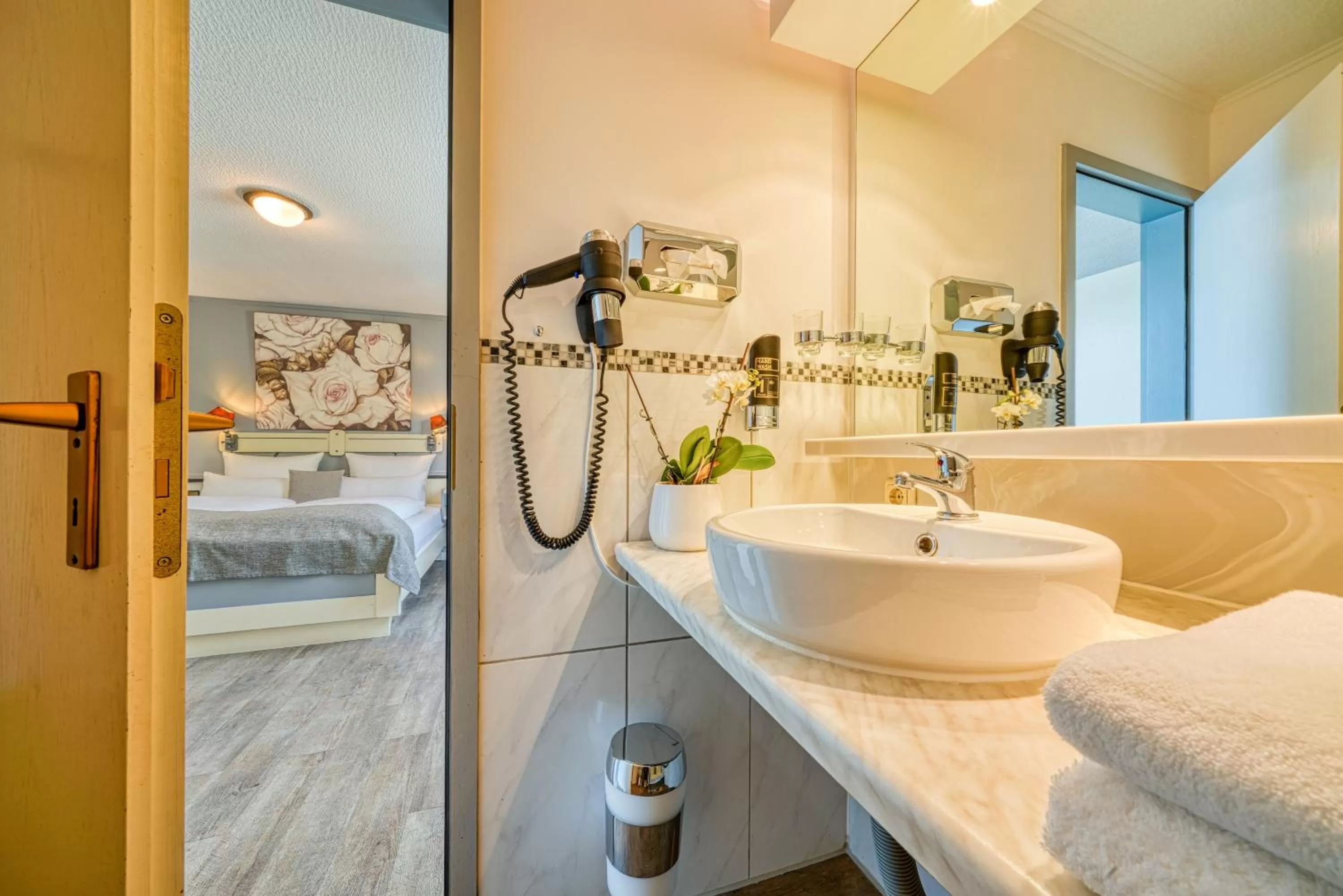 Bathroom in Hotel Seeblick Försterhaus