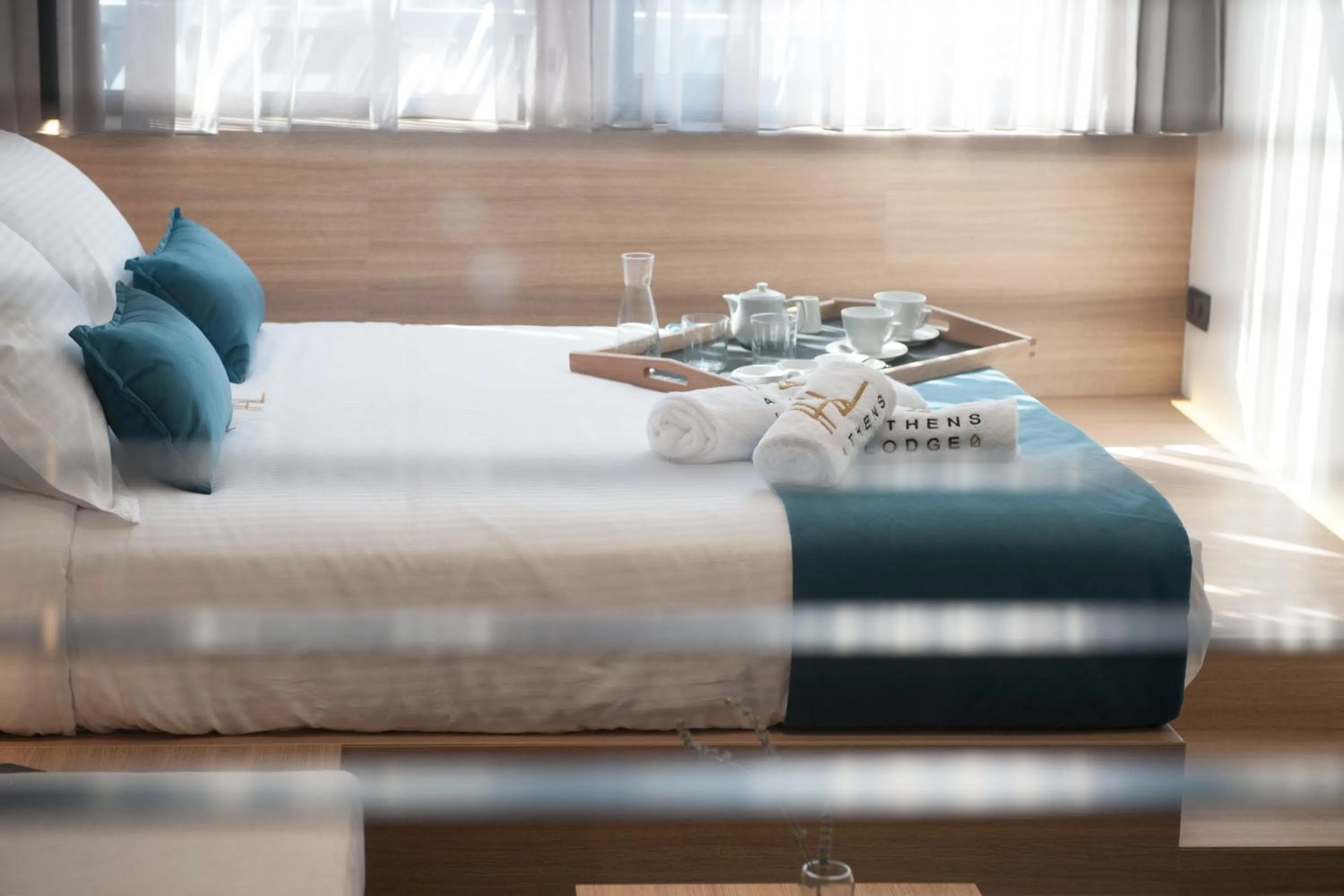 Bedroom, Bed in Athens Lodge by Athens Prime Hotels