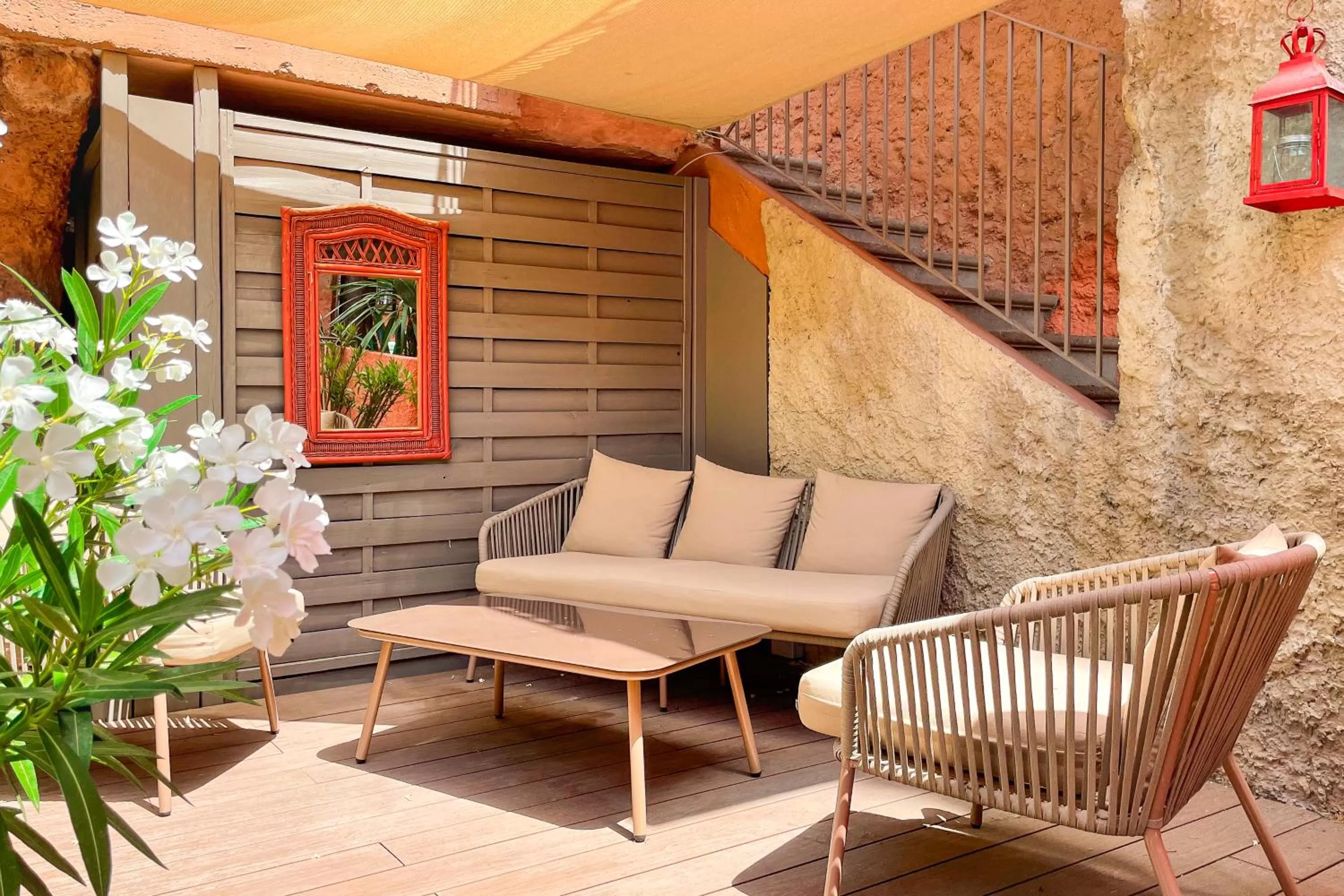 Garden in Hotel Le Magnan