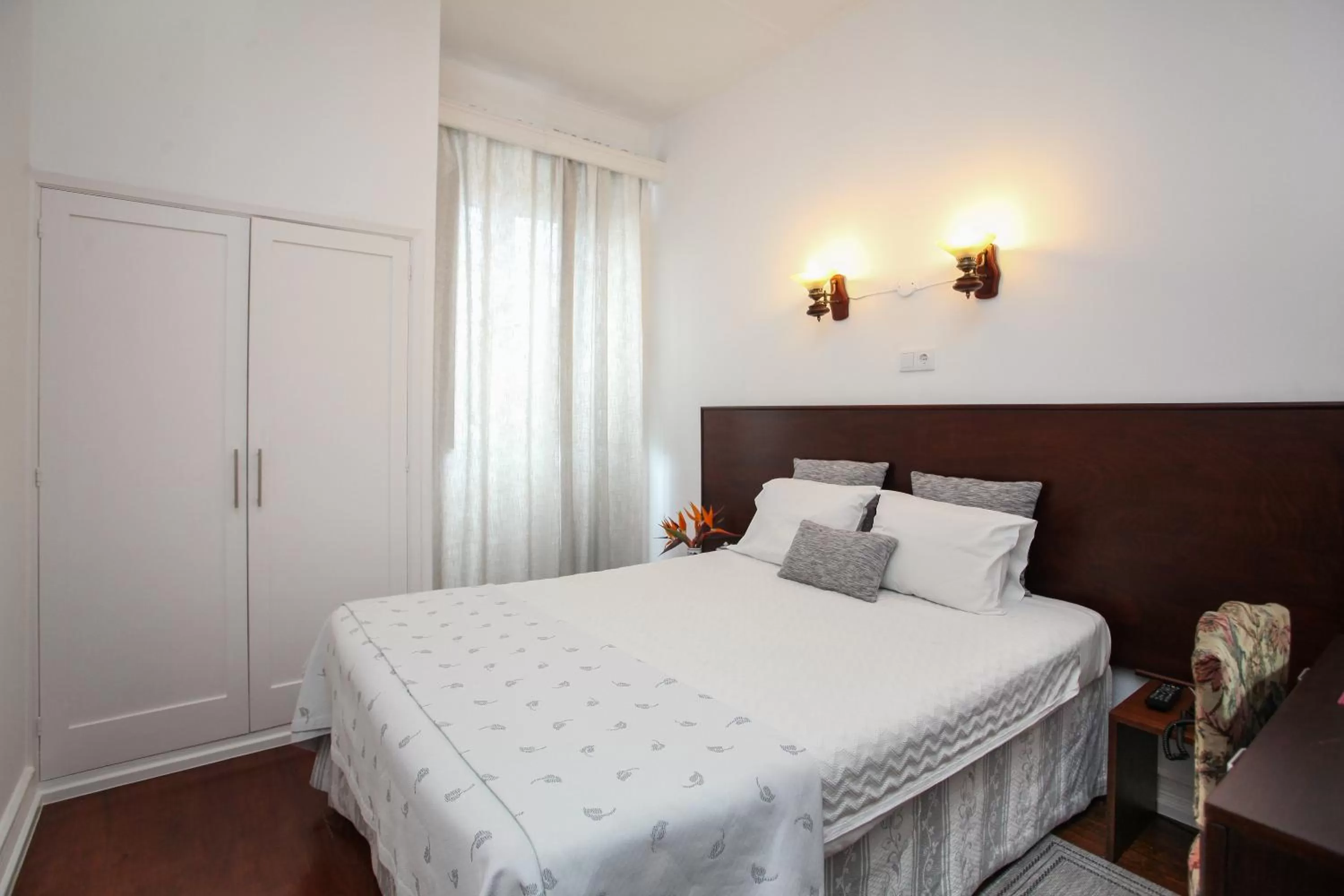 Bed in Hotel São Miguel