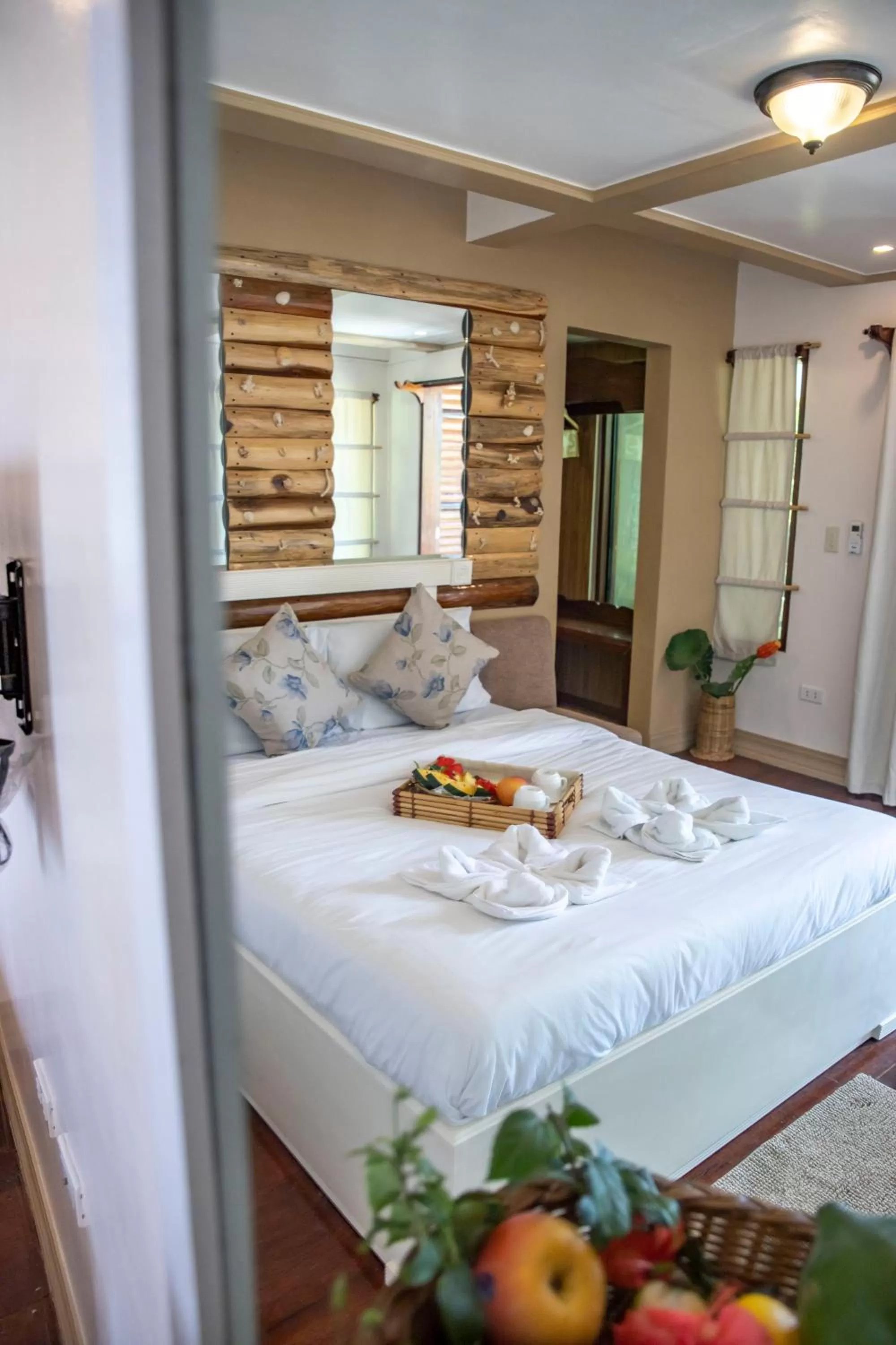 Bed in Peak View Resort