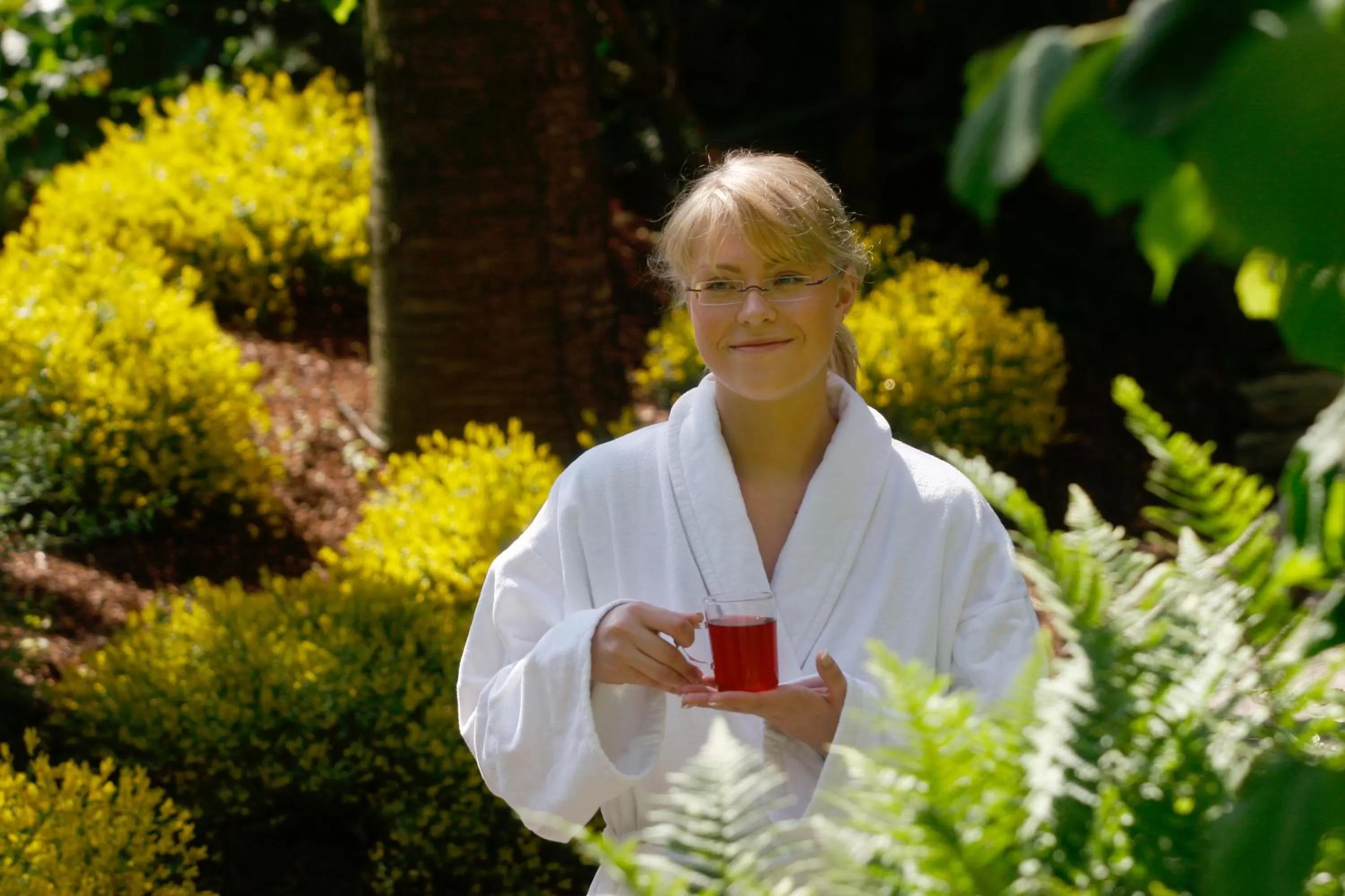 Garden view in Wellness Hotel Harms