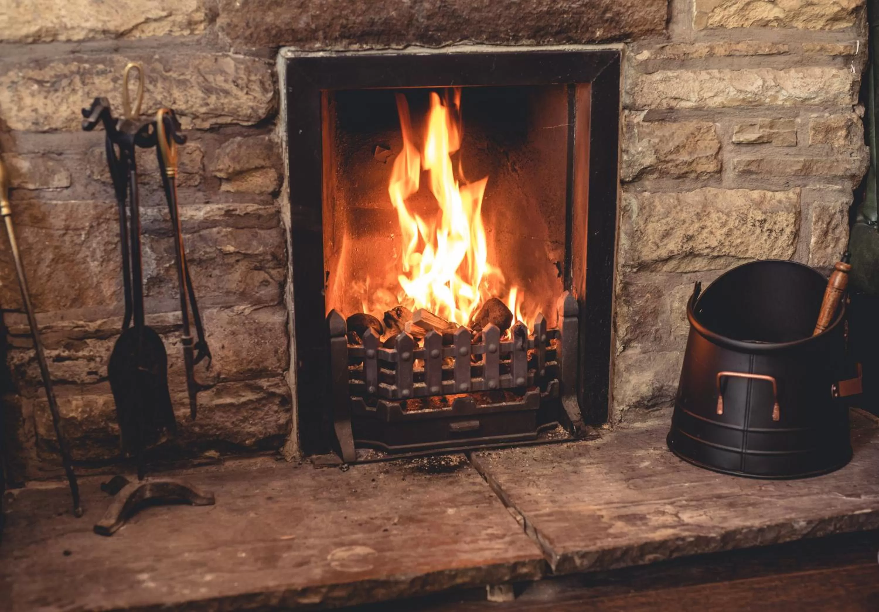 Dining area in Black Bull Hotel