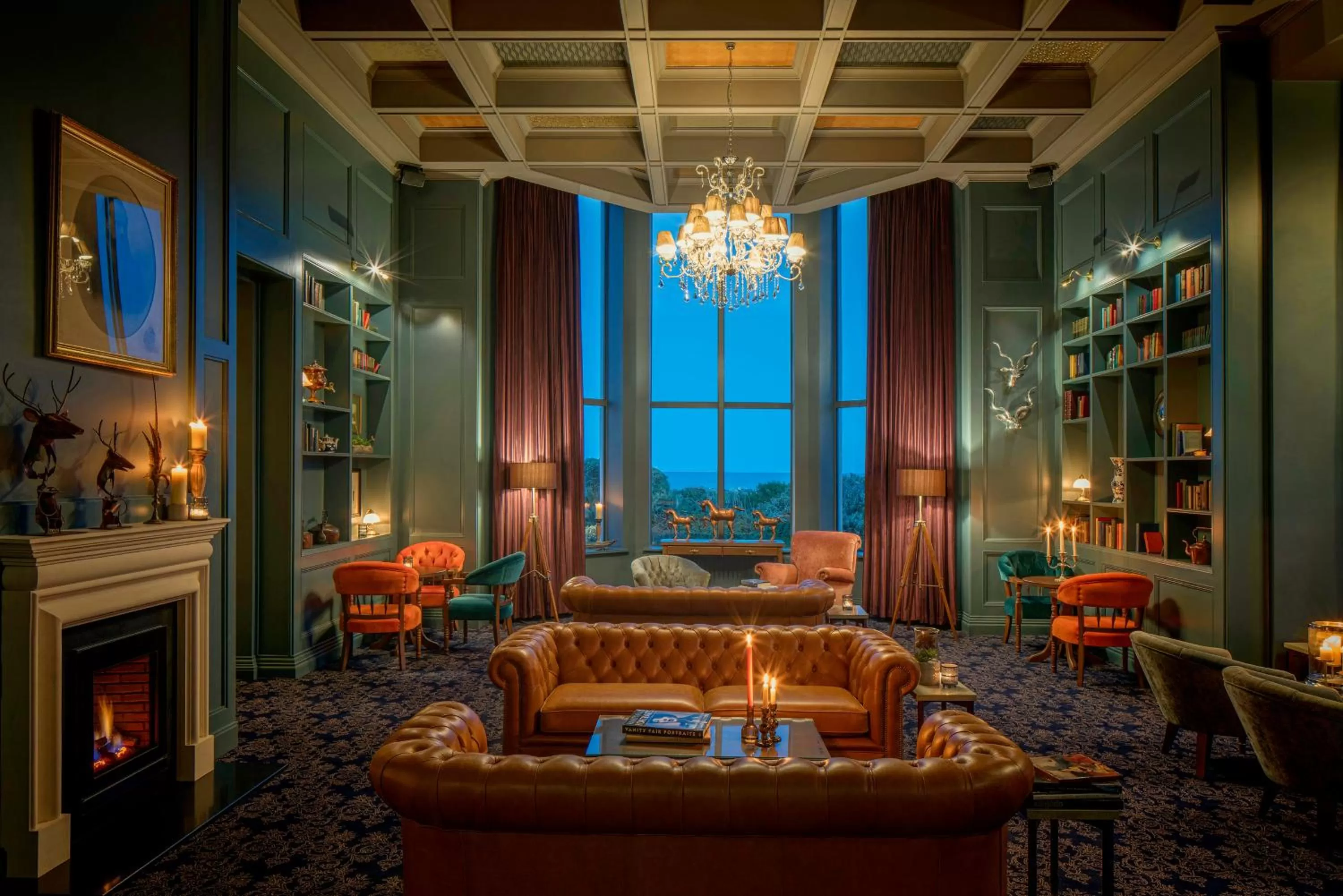 Library in Garryvoe Hotel