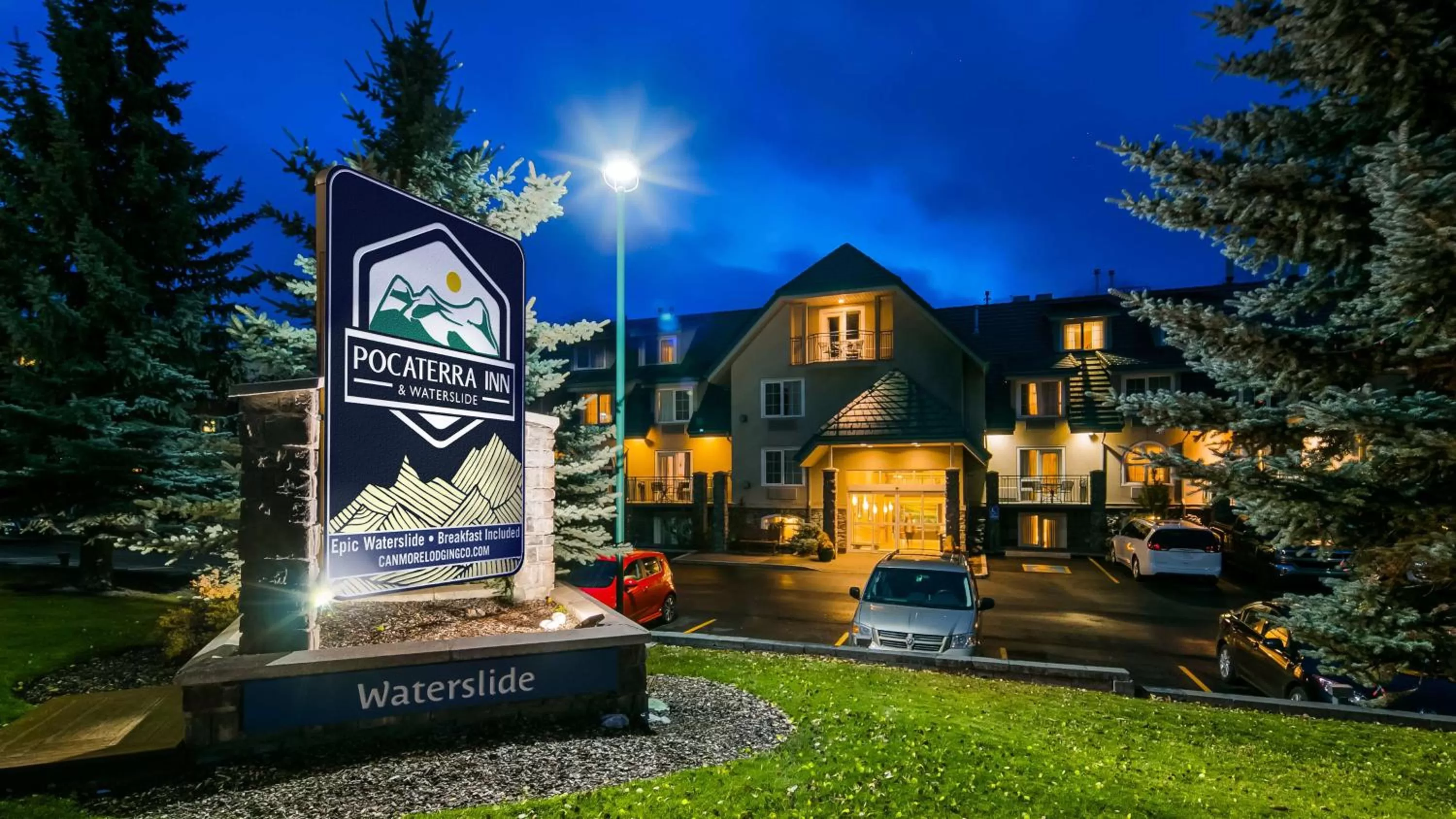 Property building in Pocaterra Inn & Waterslide