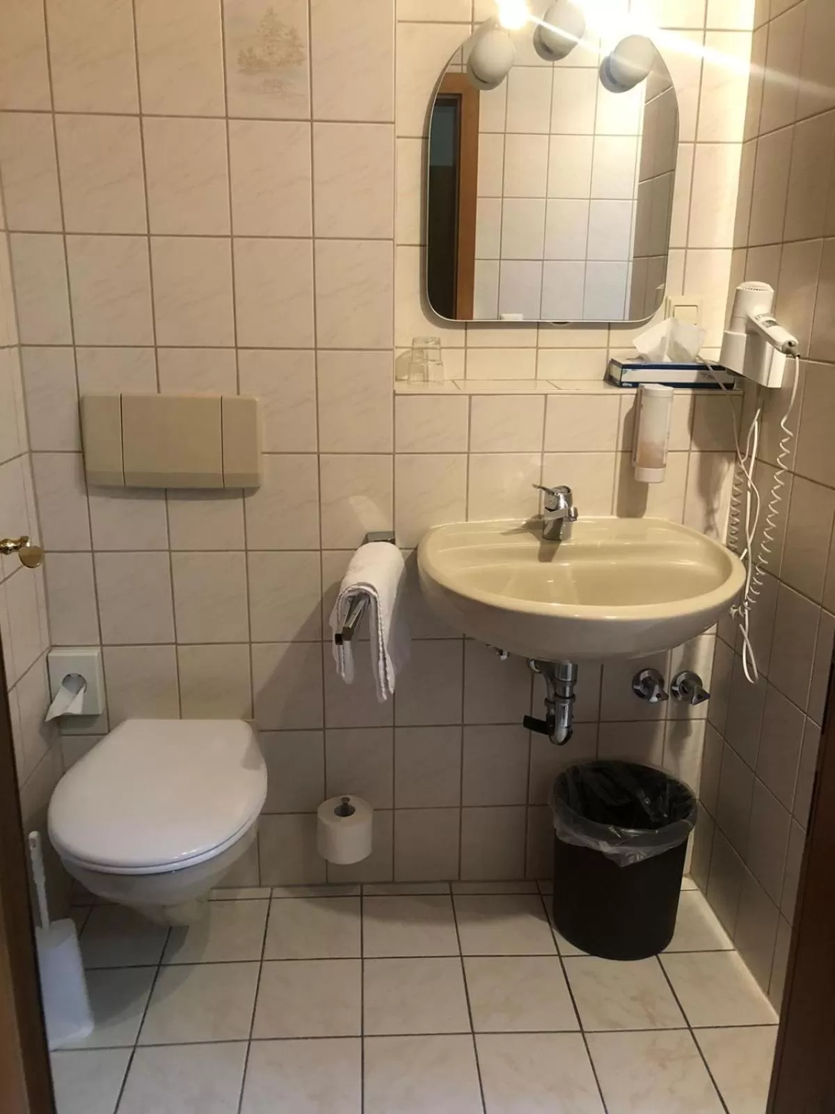 Bathroom in Hotel Waldblick