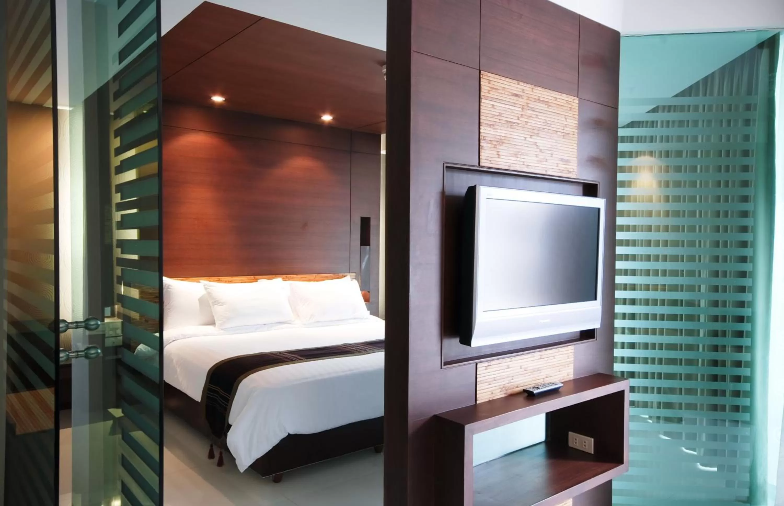 Bed in Tara Mantra Cha-Am Resort