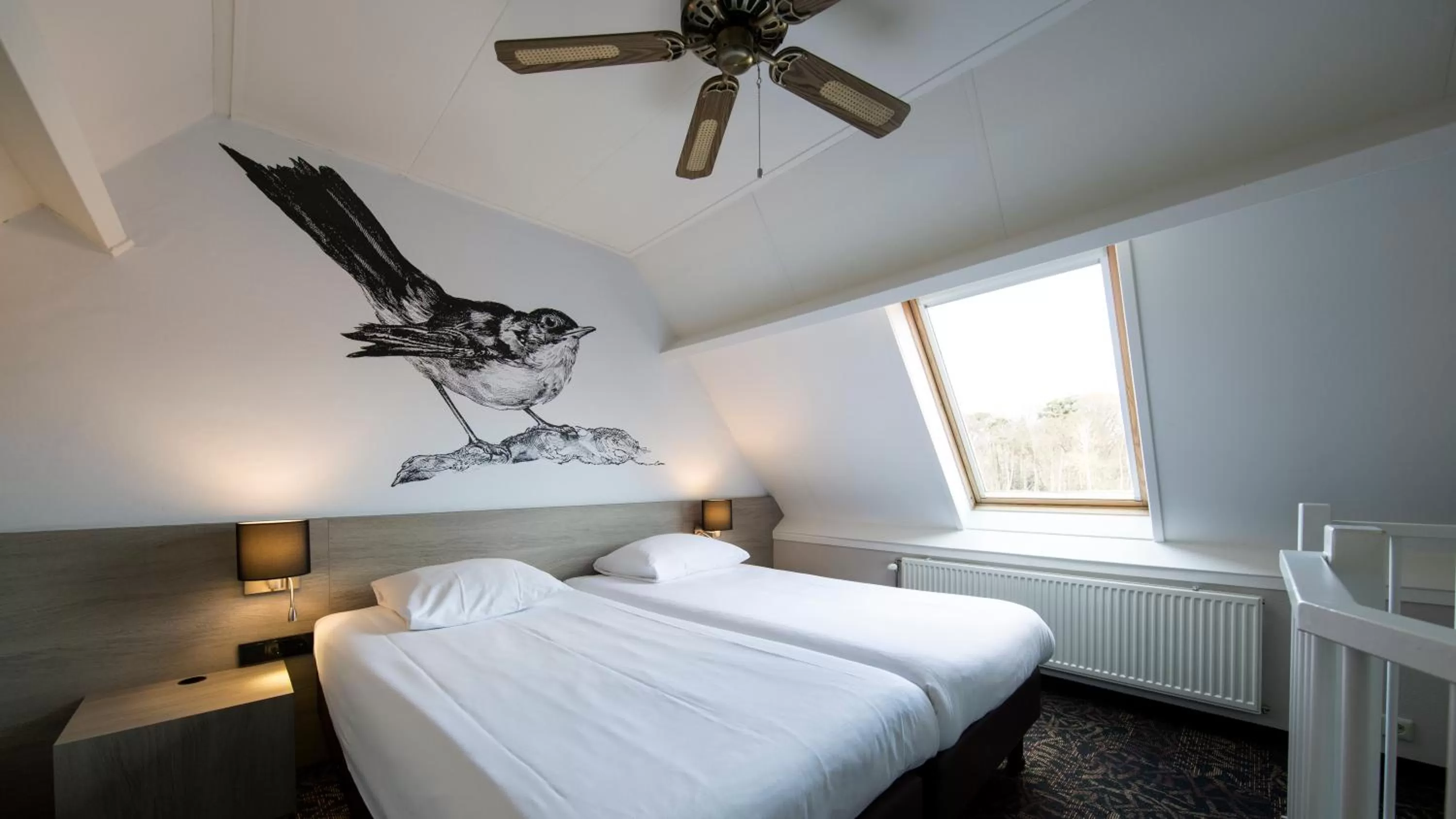 Bed in Fletcher Hotel-Restaurant De Broeierd-Enschede