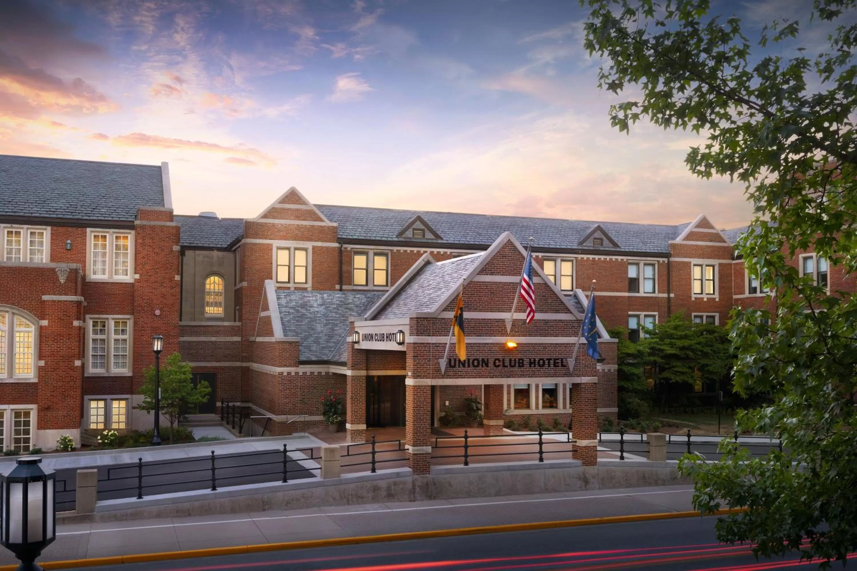 Property building in The Union Club Hotel at Purdue University, Autograph Collection
