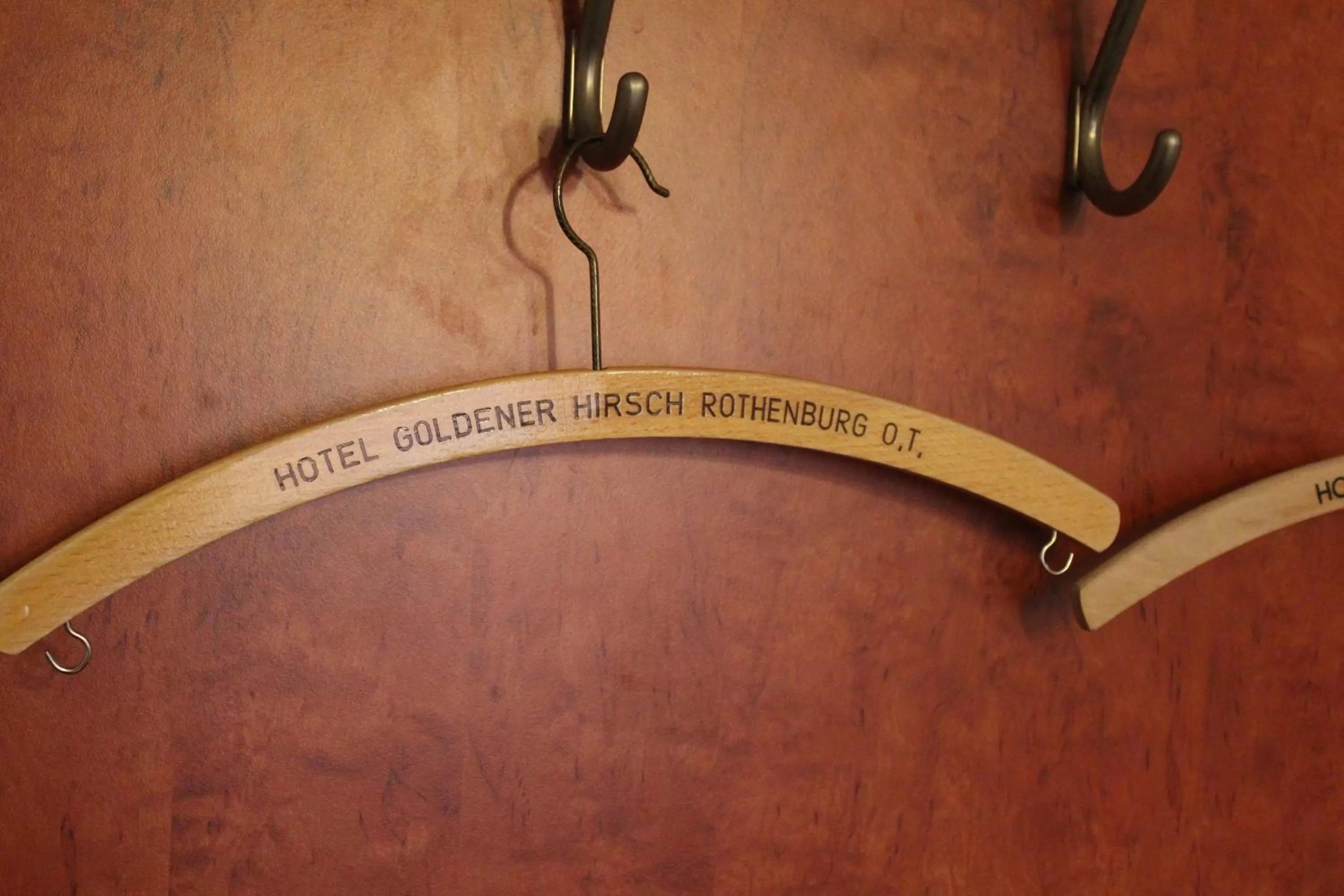 Decorative detail in Historik Hotel Goldener Hirsch Rothenburg