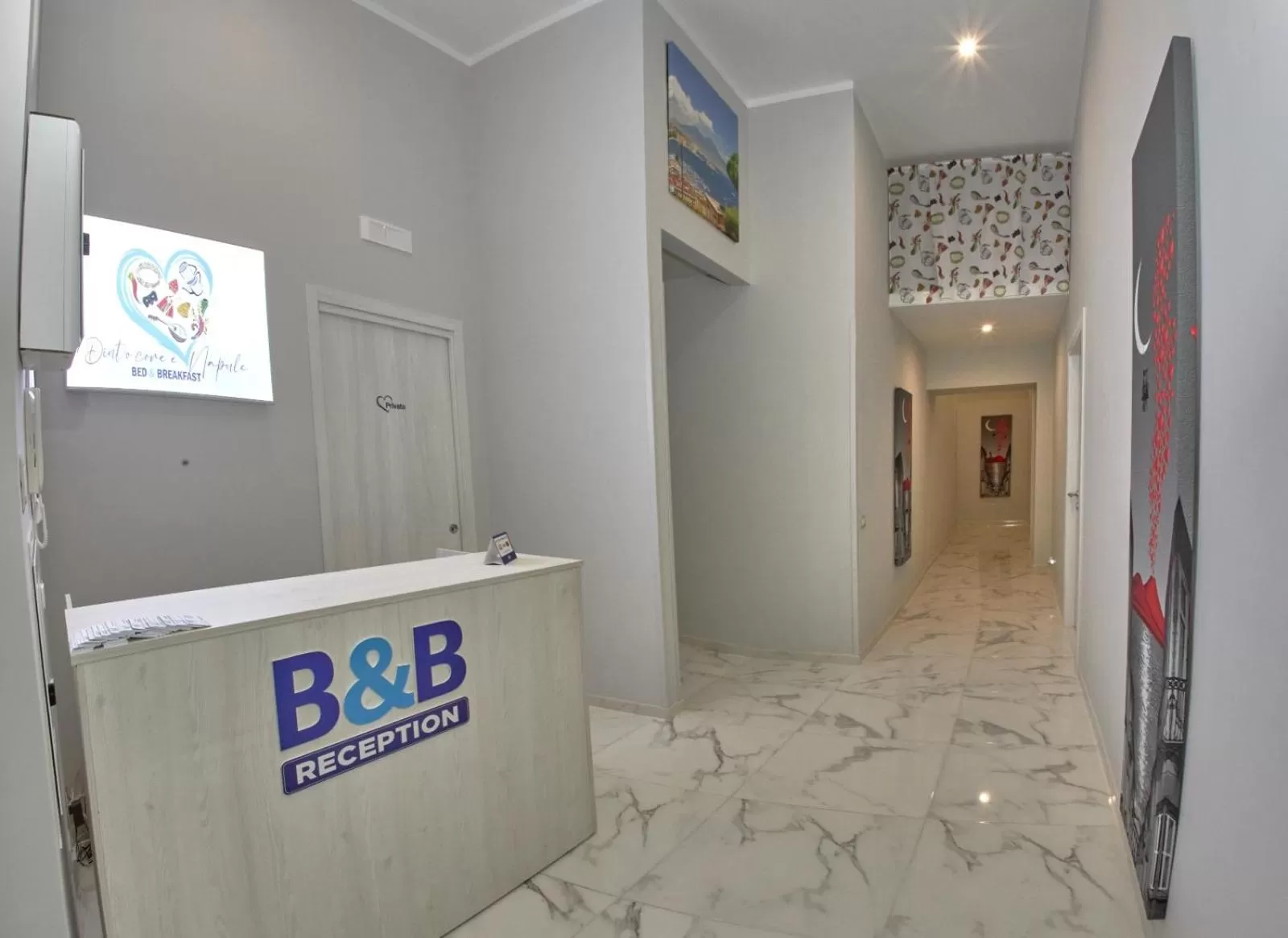 Lobby or reception, Lobby/Reception in B&B Dint 'o core e Napule