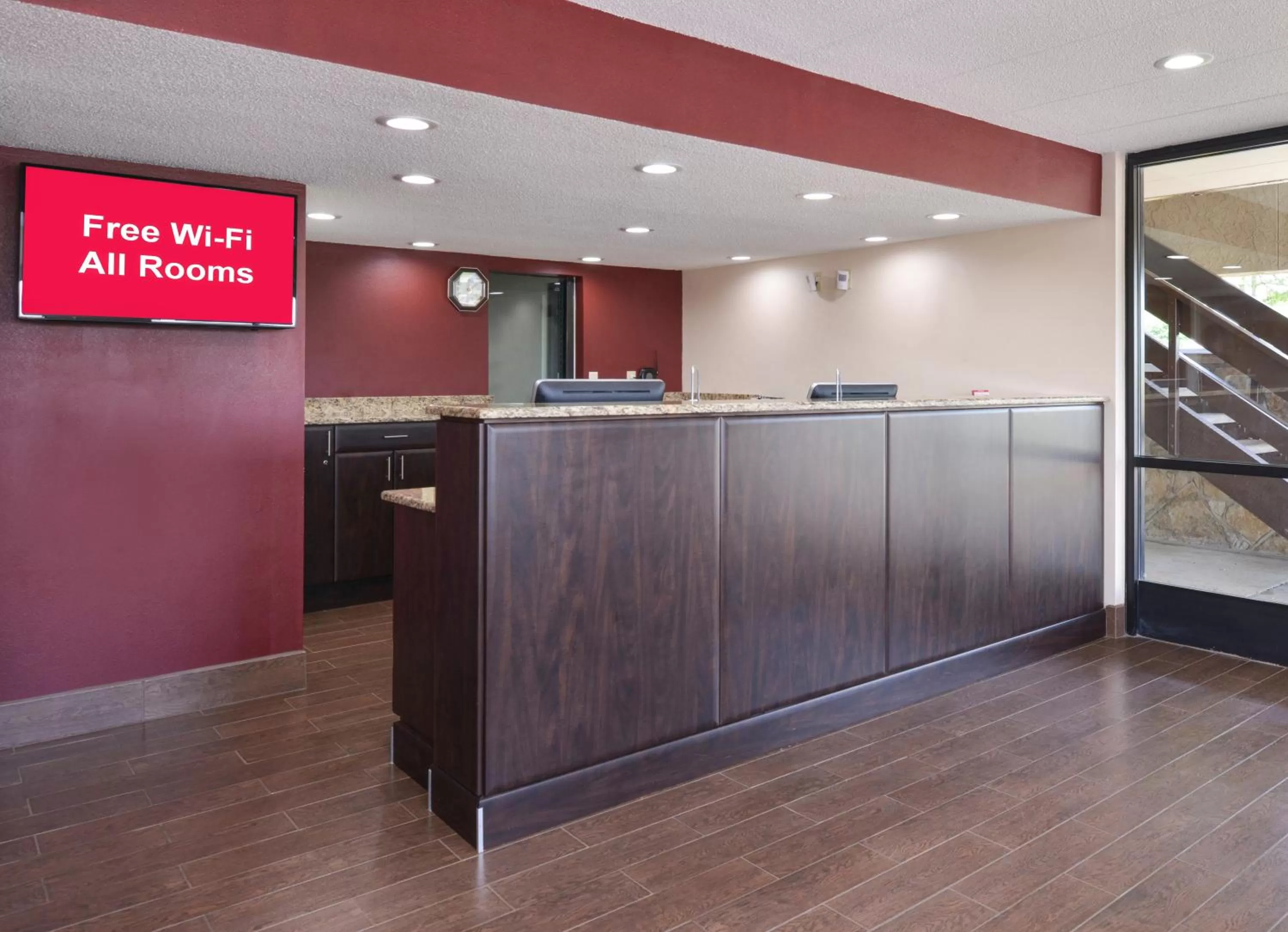 Lobby or reception in Red Roof Inn Champaign - University