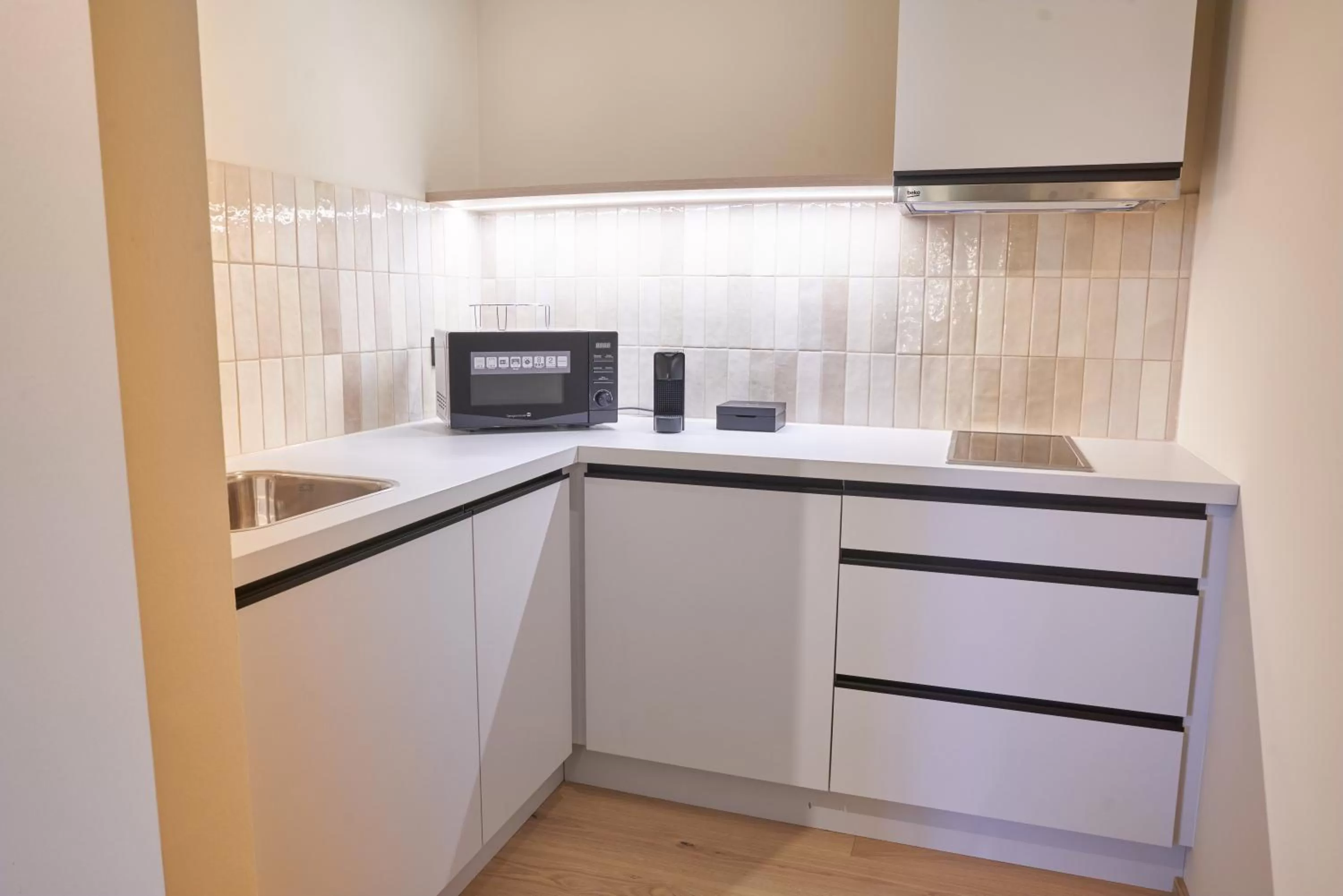 Kitchen or kitchenette in Gasthof Maxlhaid