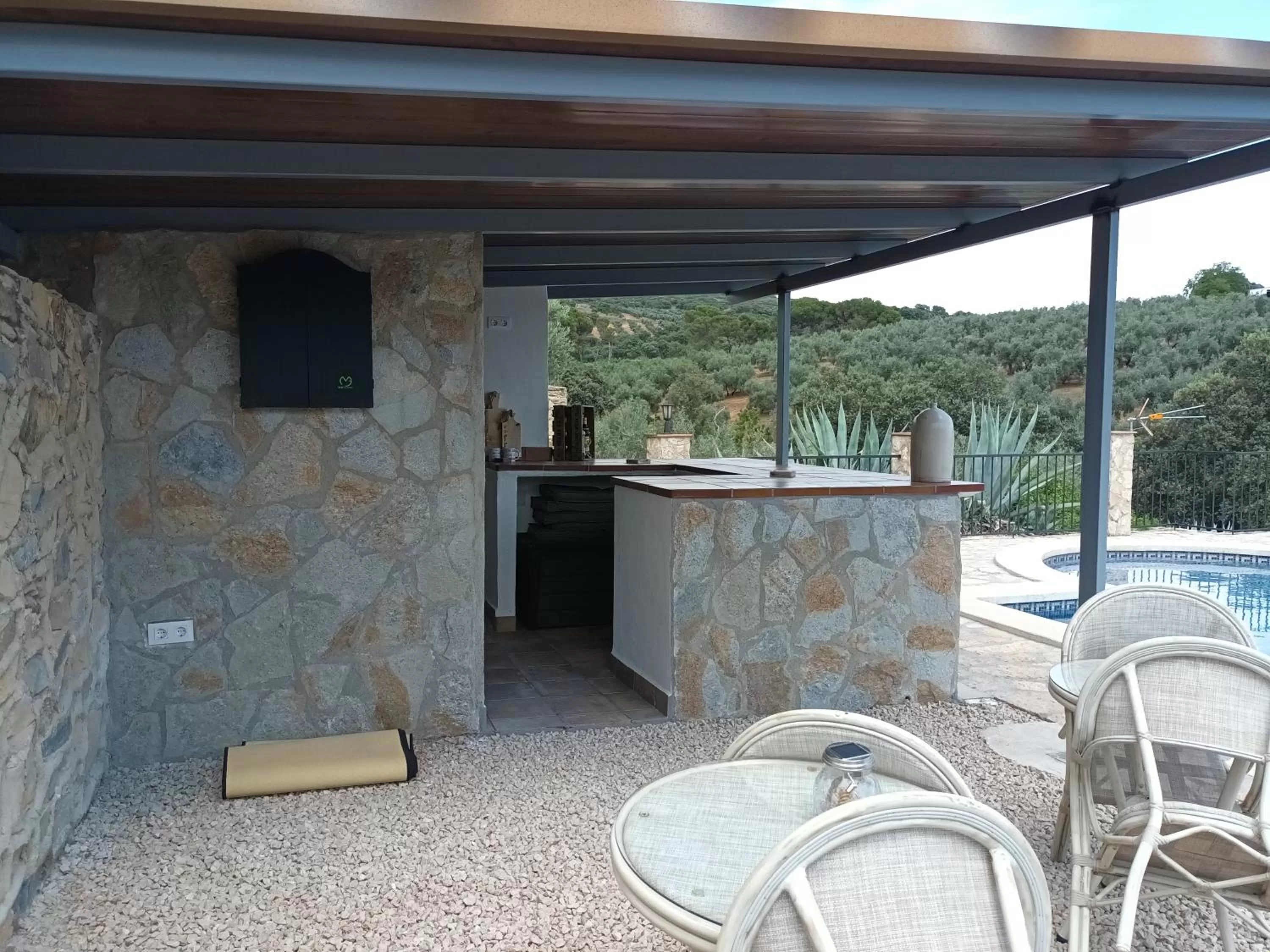 BBQ Facilities in Hacienda la buena vida B&B en appartementen