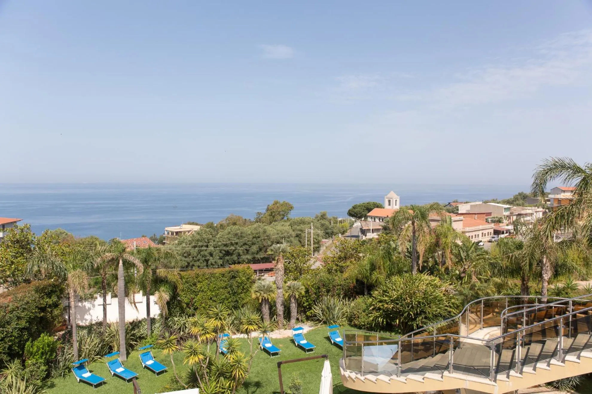 Garden view in Hotel Arcobaleno