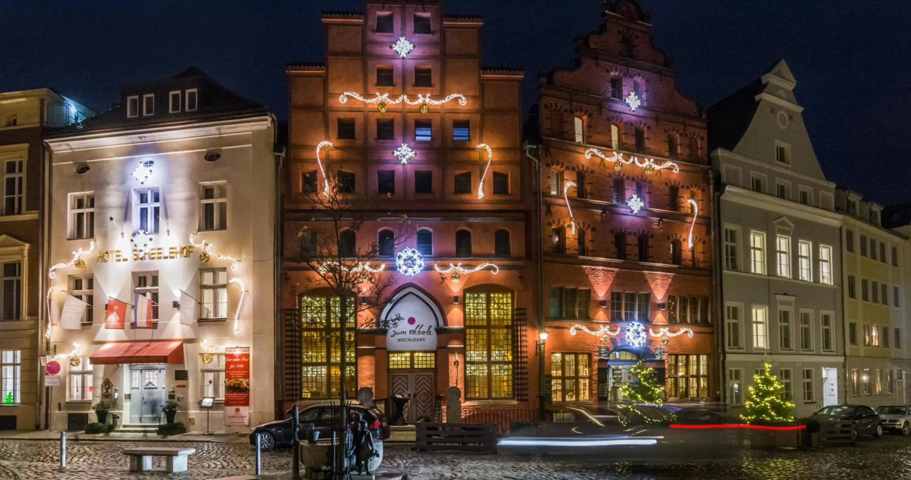 Facade/entrance in Romantik Hotel Scheelehof Stralsund