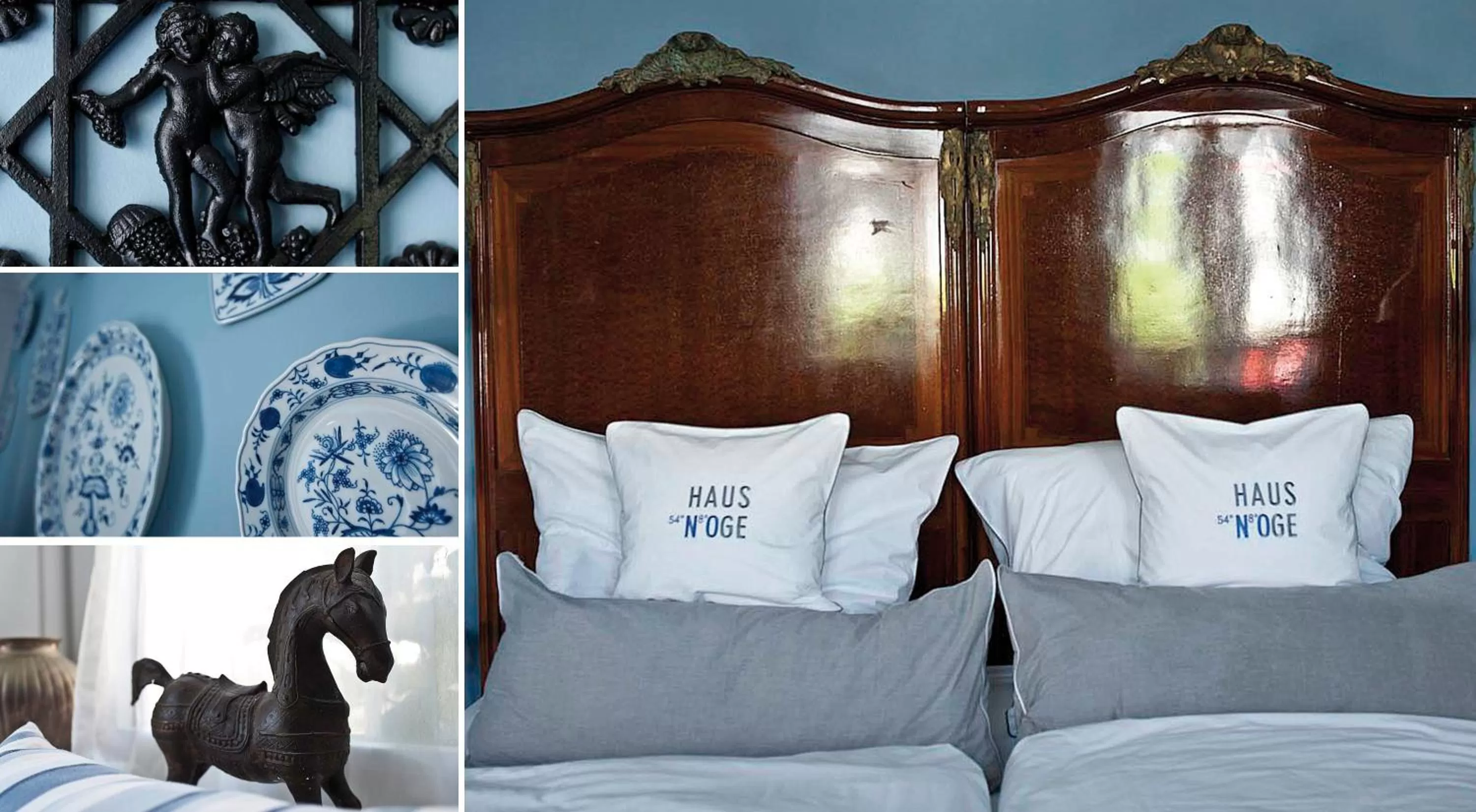 Decorative detail, Bed in Boutique Hotel Haus Noge