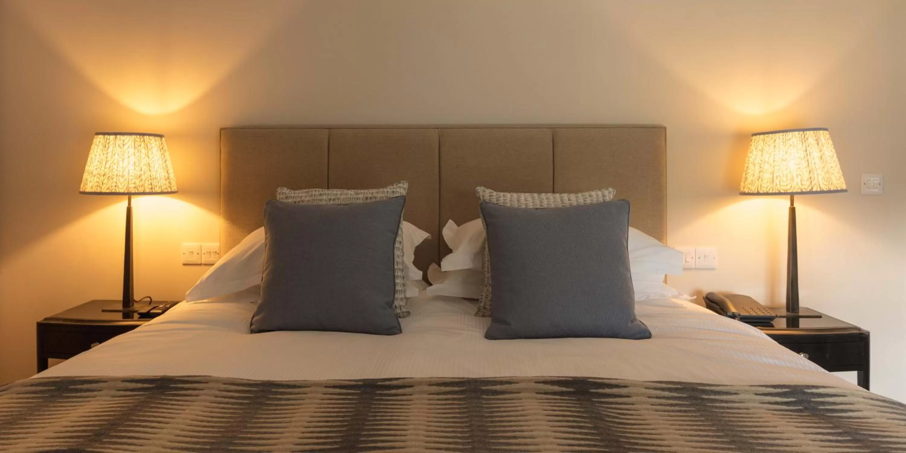 Bed in Farlam Hall Hotel & Restaurant