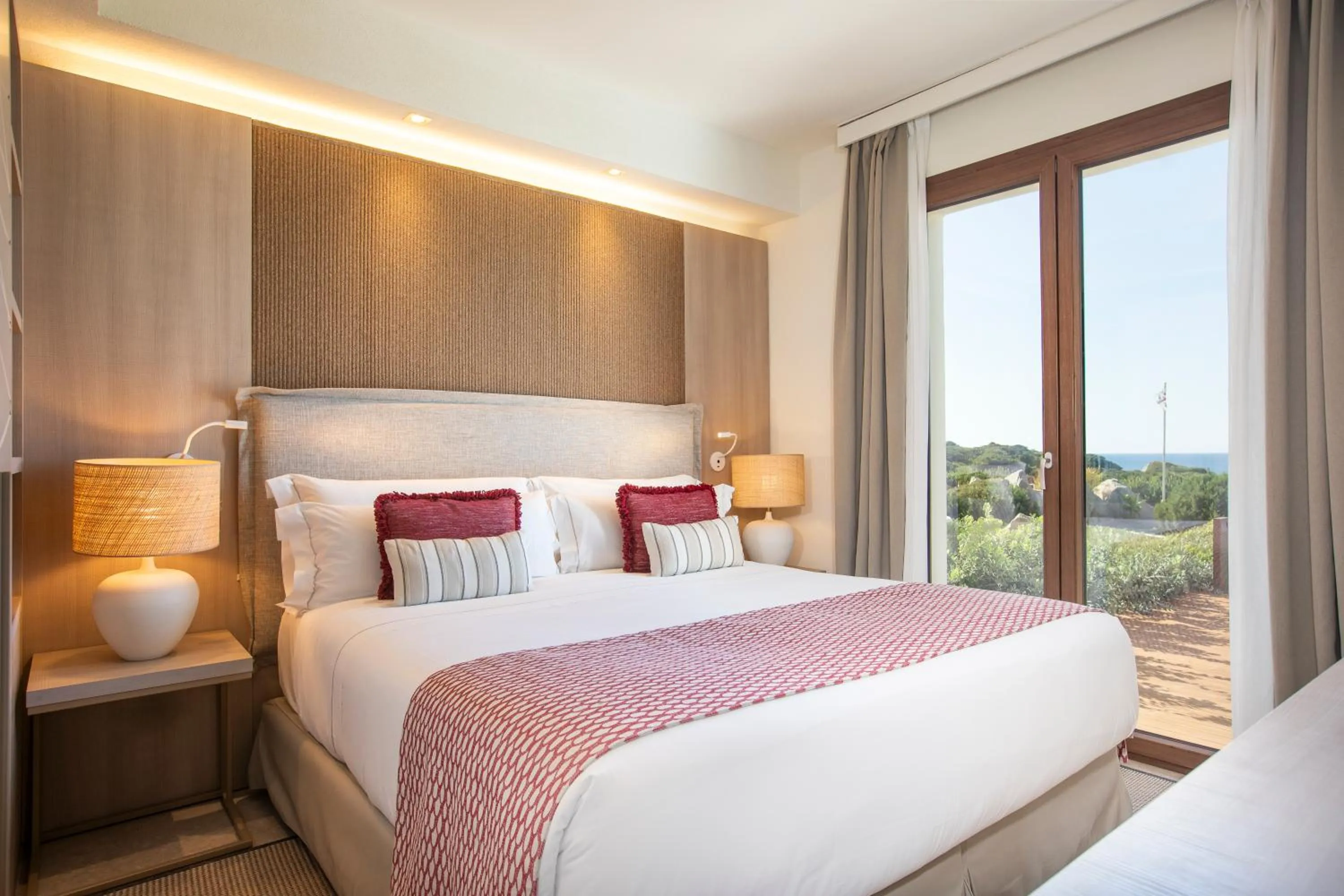 Bedroom, Bed in Mangia's Santa Teresa Sardinia, Curio Collection by Hilton