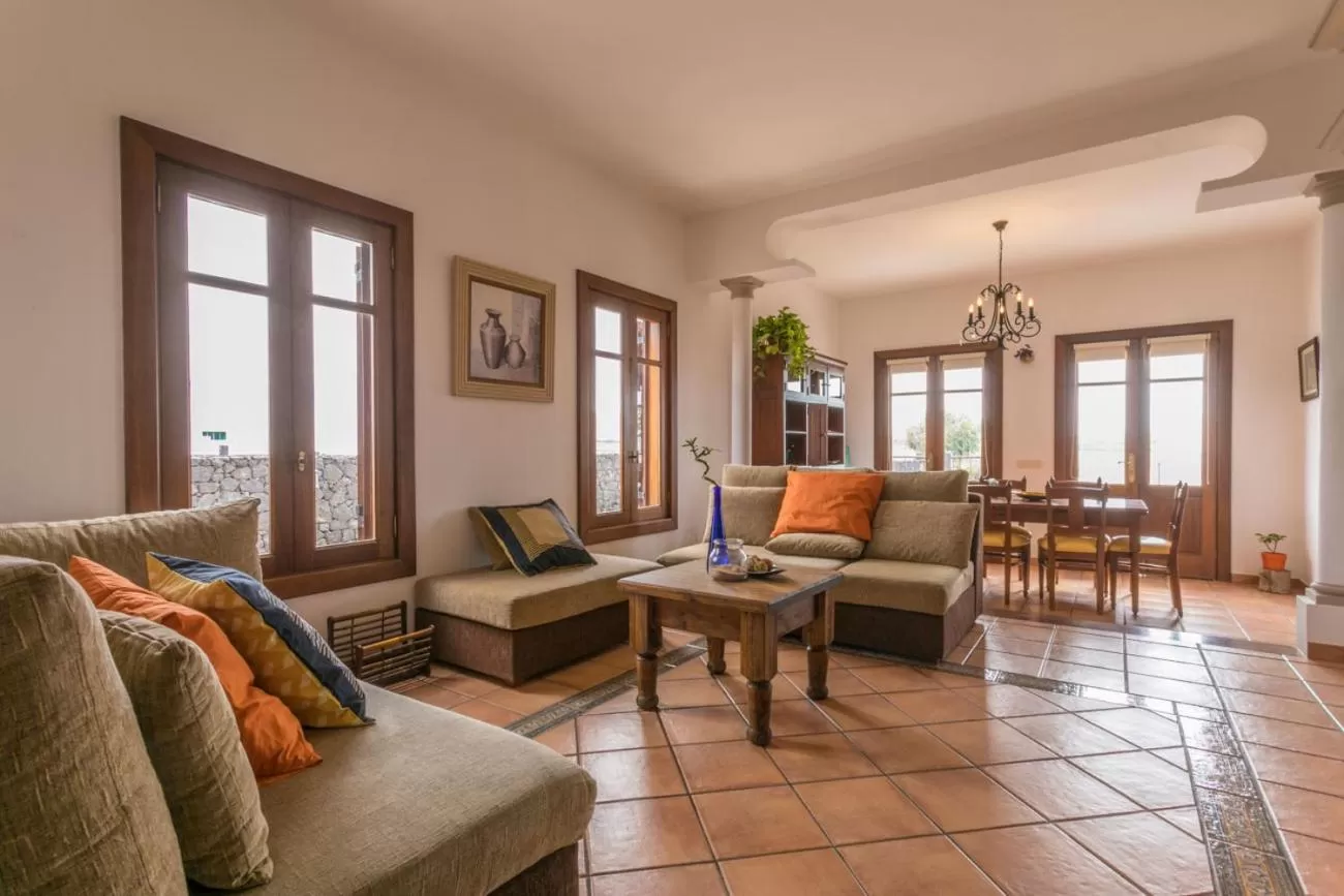 Living room in Villa El Jable Lanzarote