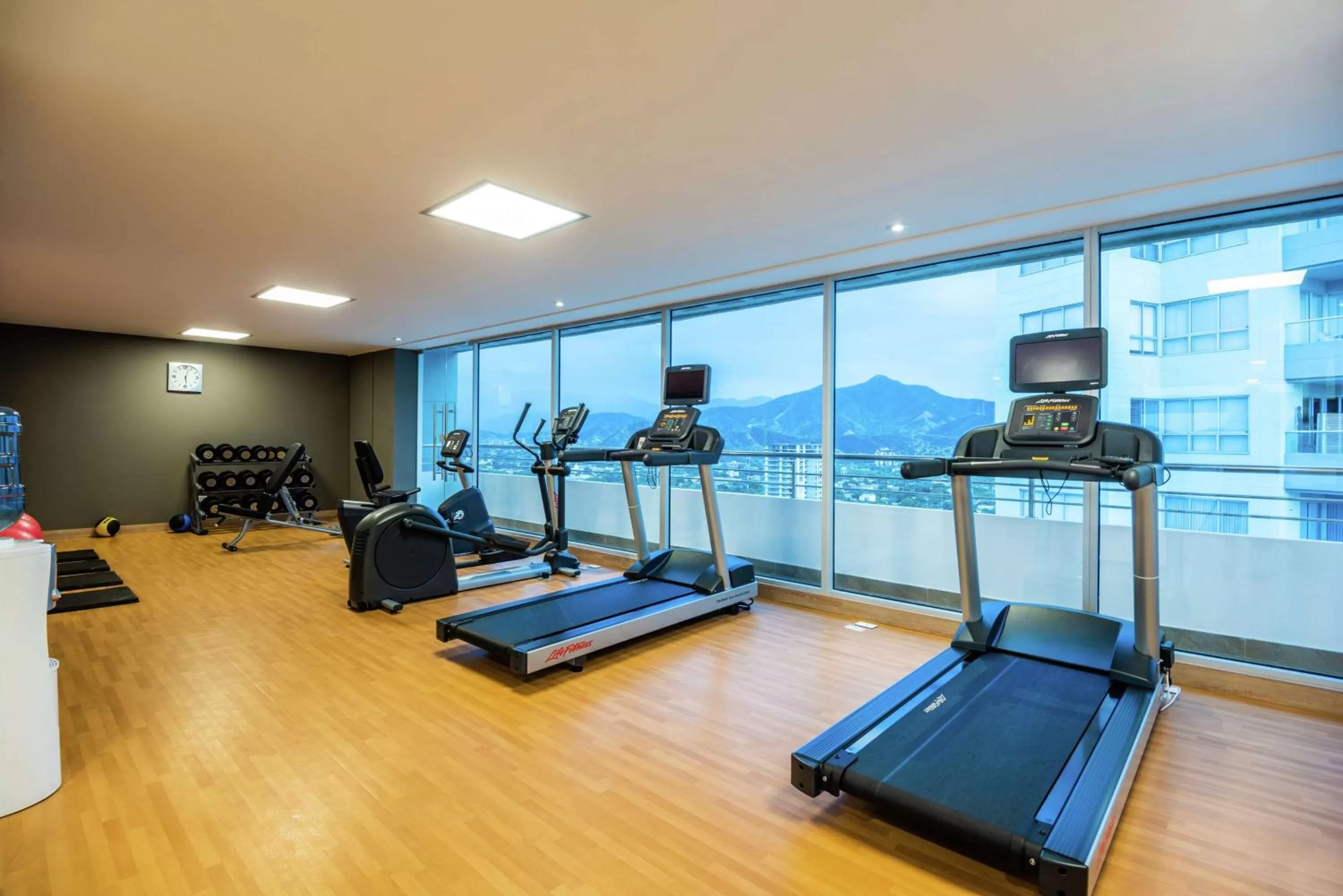 Fitness centre/facilities in Hilton Garden Inn Santa Marta