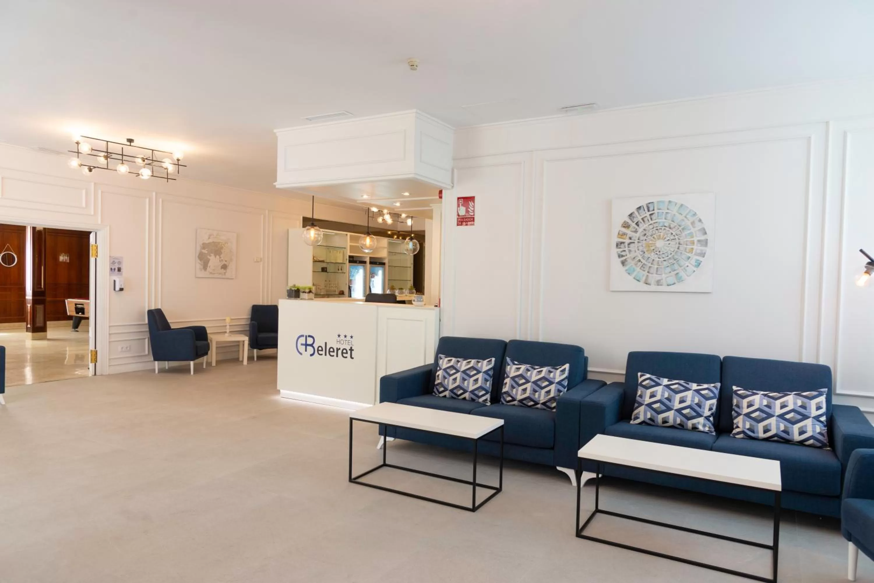 Seating area in Hotel Beleret