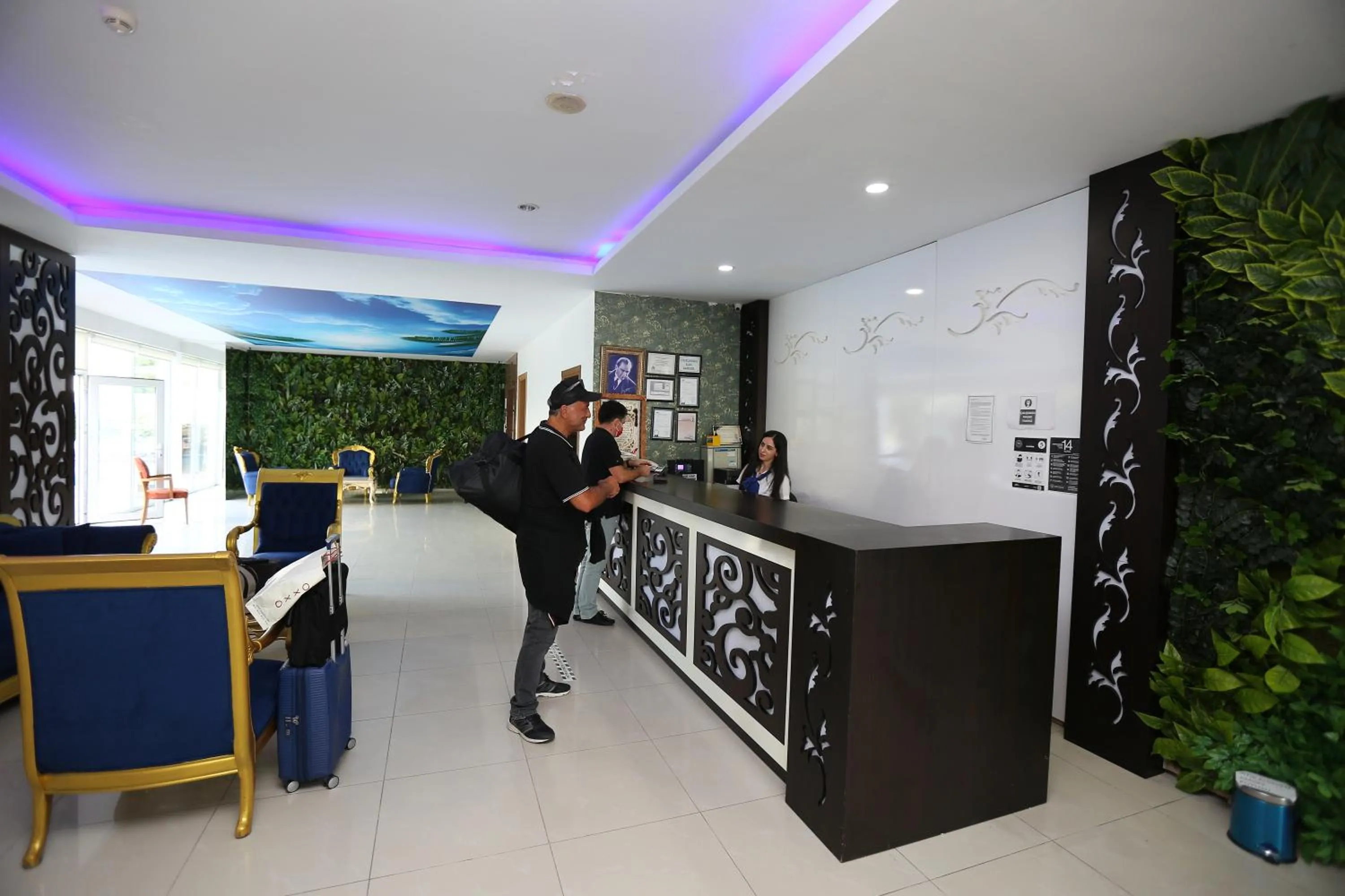 Lobby or reception in Kristal Beach Hotel