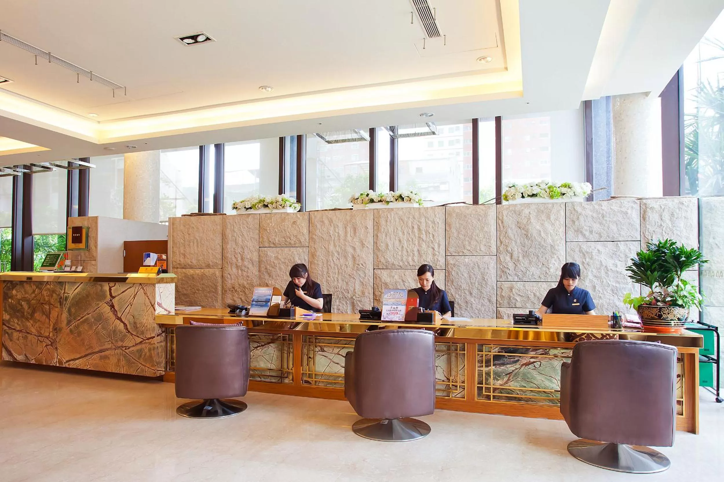 Lobby or reception in Golden Tulip Zhong Xin Hotel Taichung
