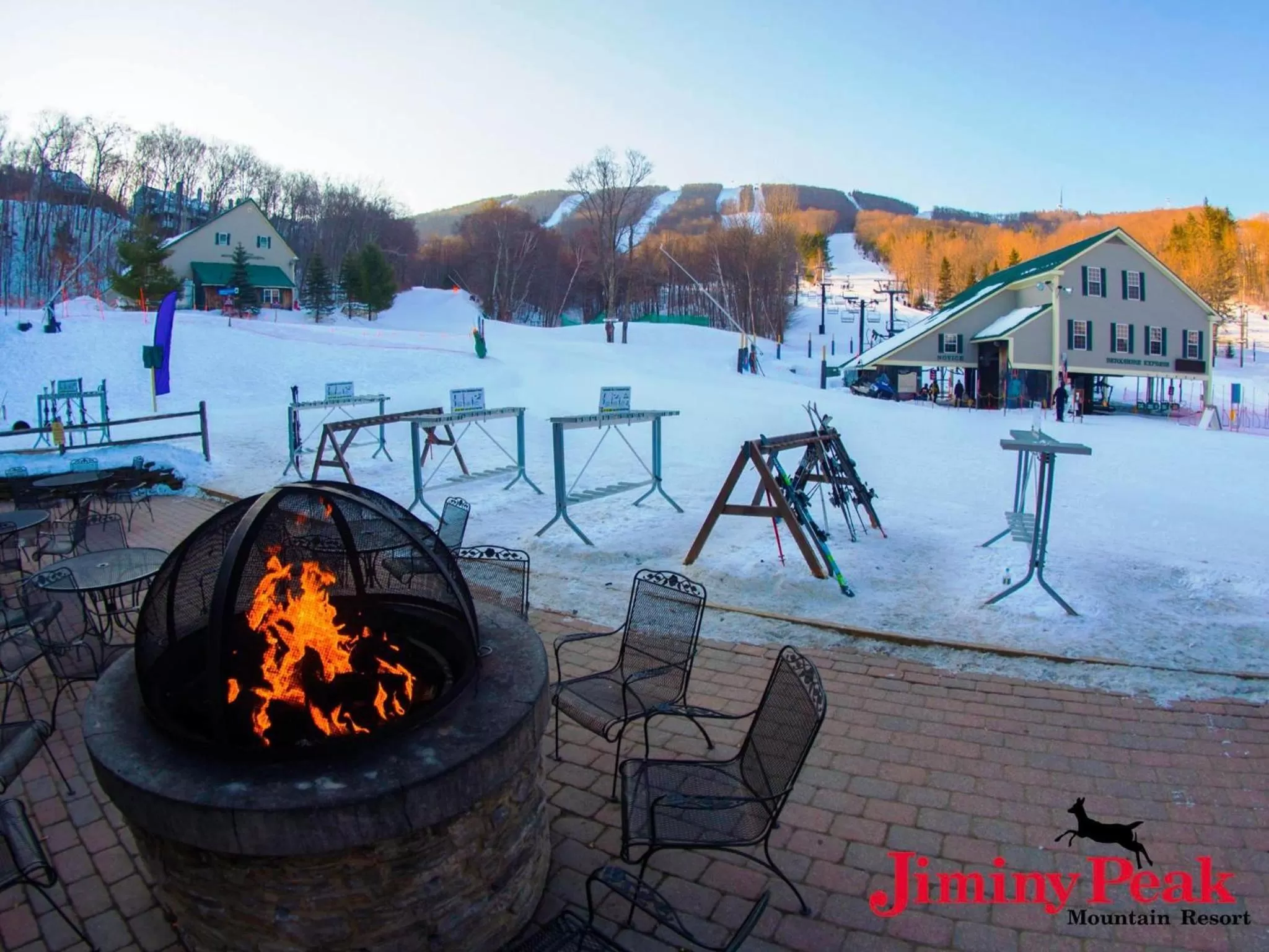 Skiing in Jiminy Peak Mountain Resort