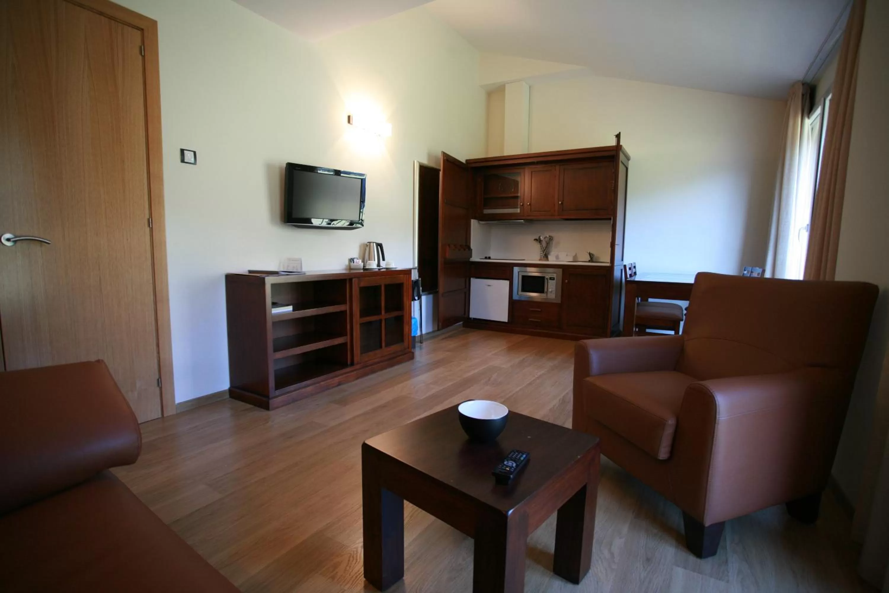 Kitchen or kitchenette in Obaga Blanca & Spa