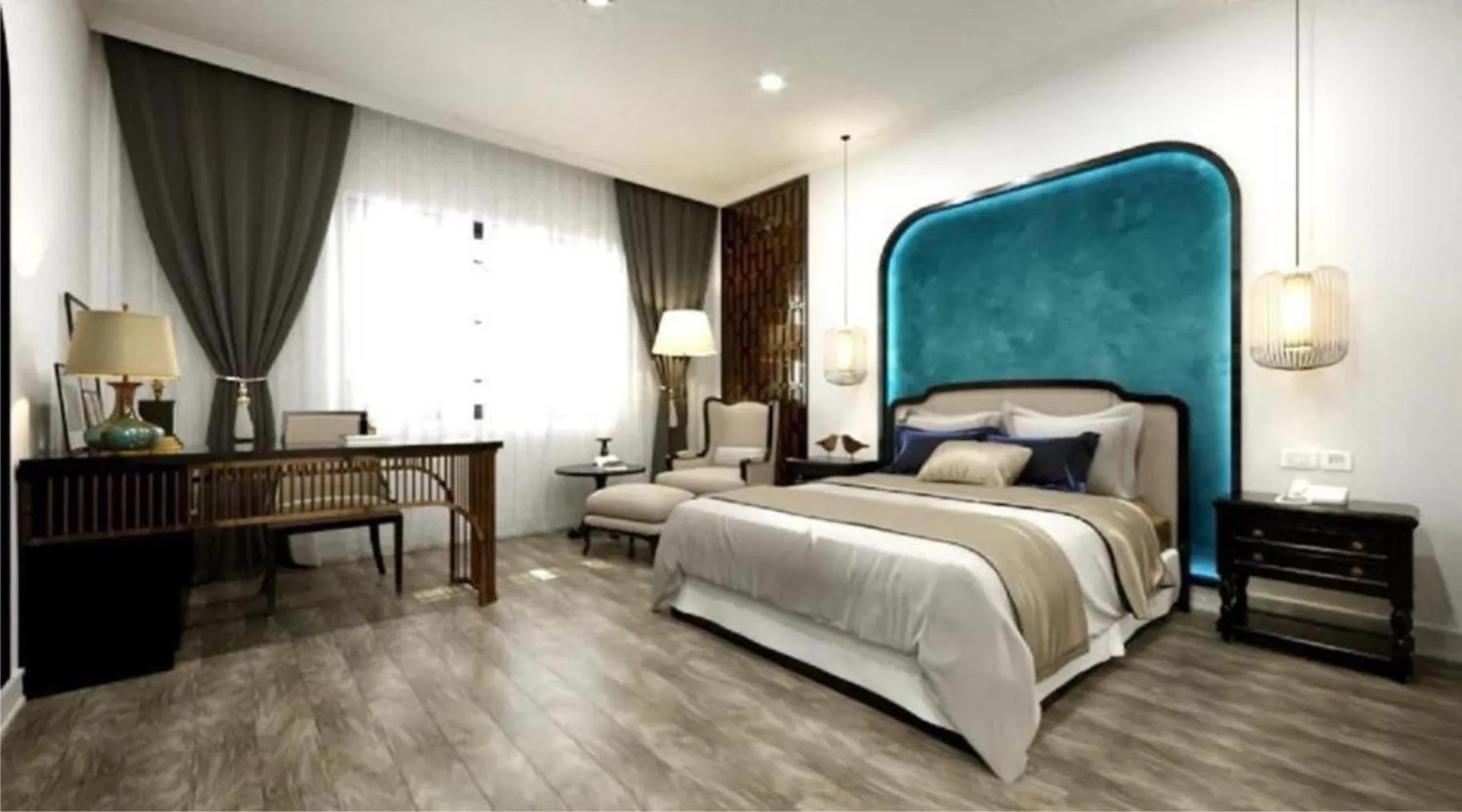 Bed in Sai Gon Phu Yen Hotel