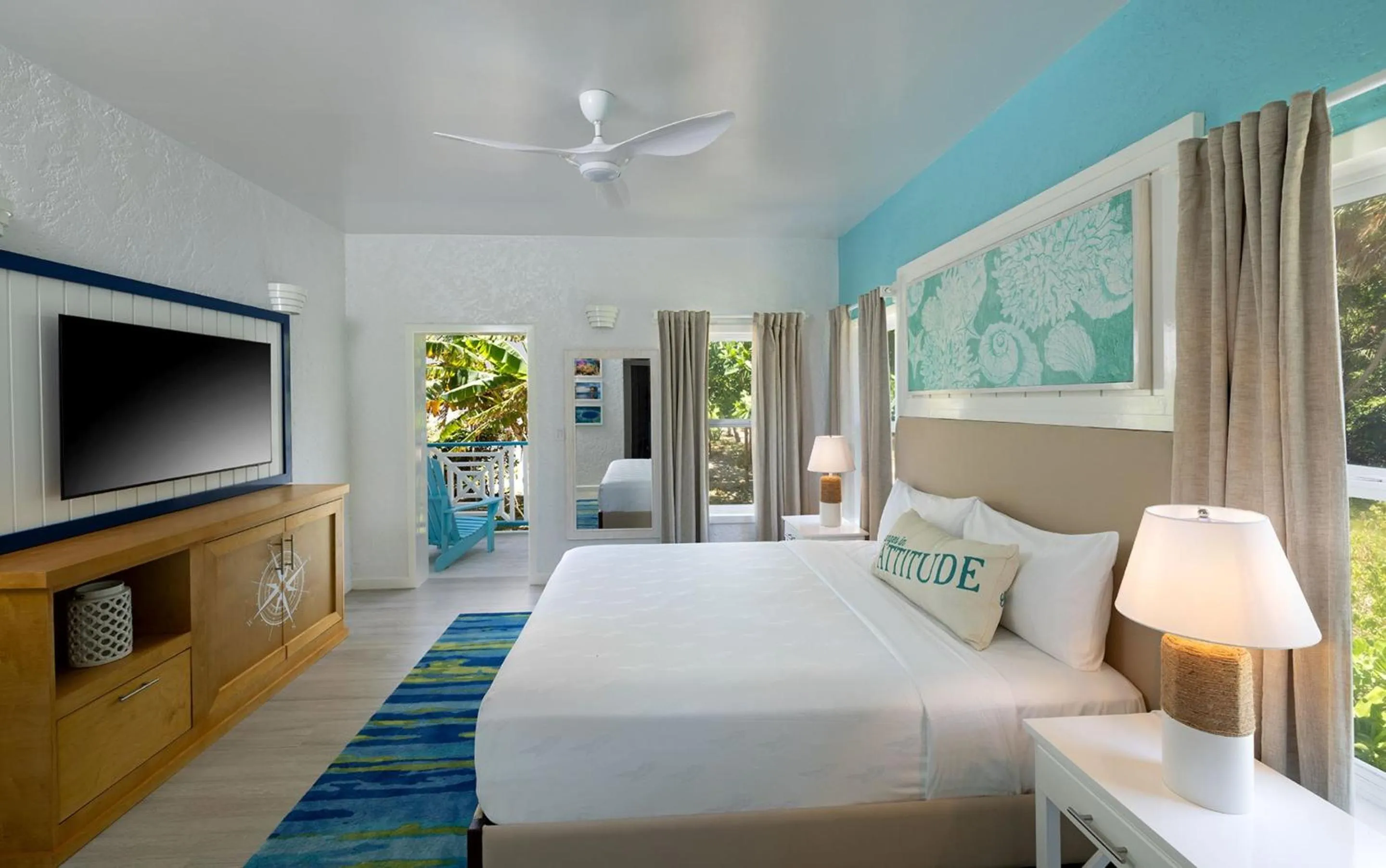 Photo of the whole room, Bed in Margaritaville Beach Resort Ambergris Caye - Belize