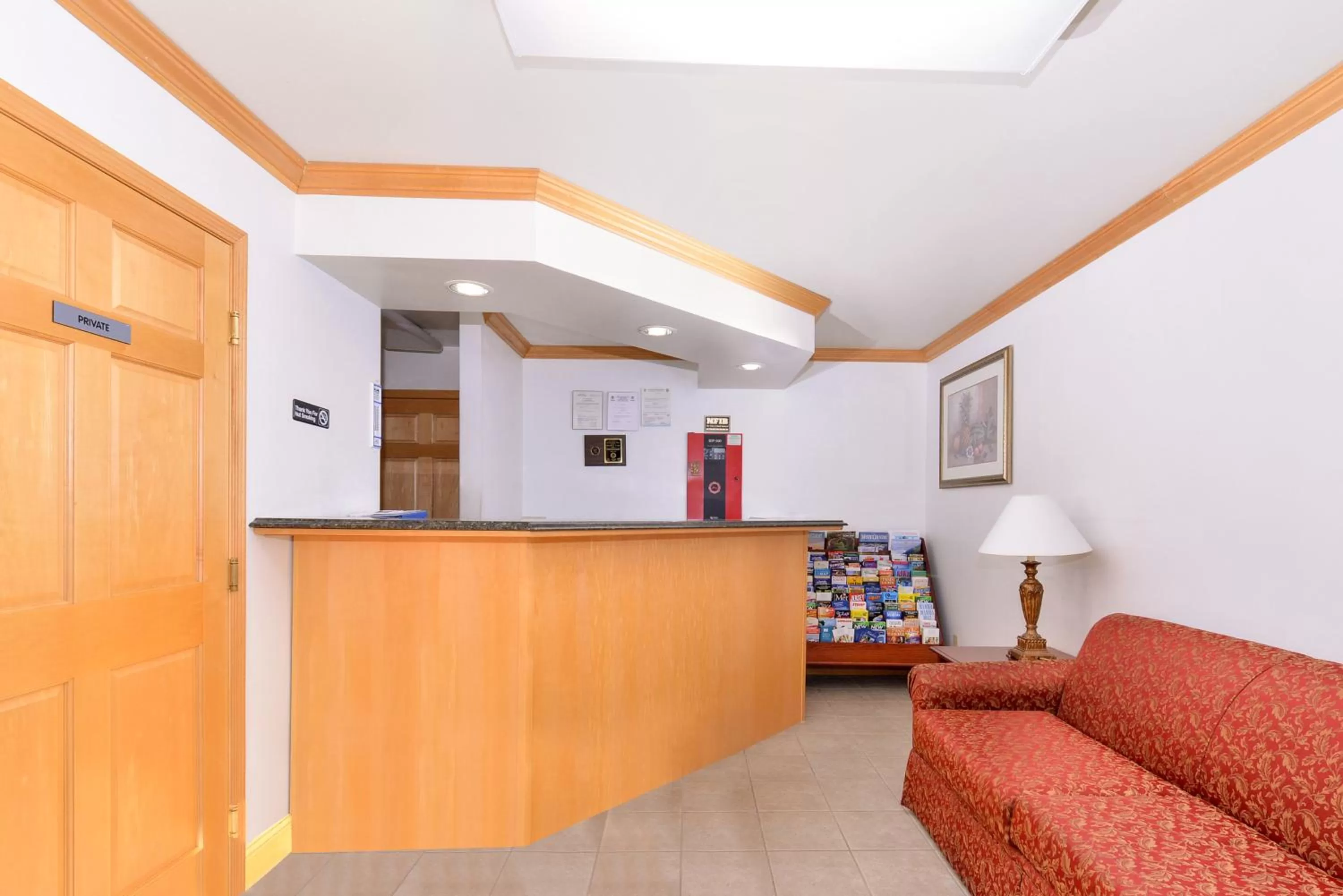 Lobby or reception in Tower Inn and Suites of Guilford / Madison