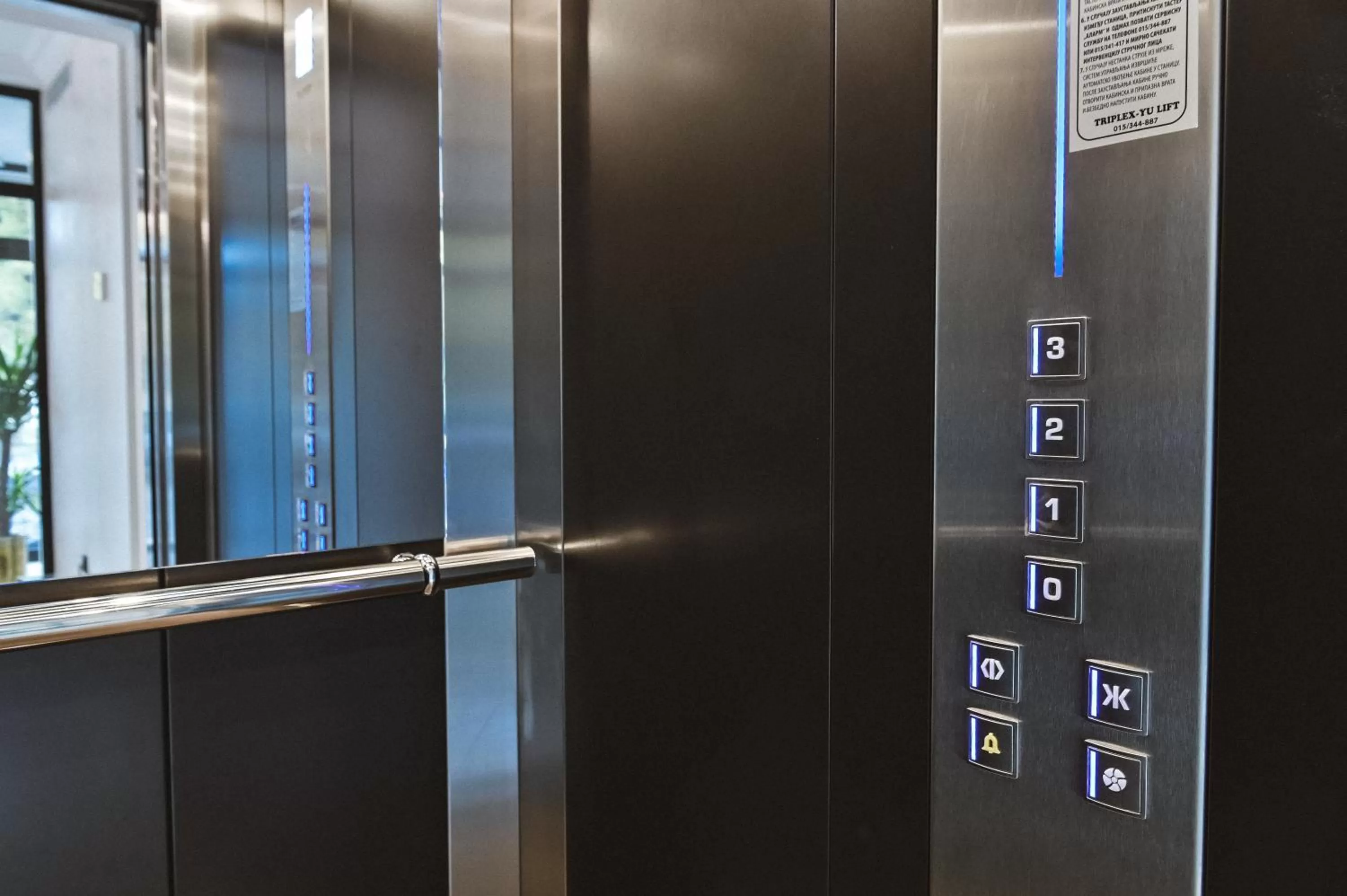 elevator in Garni hotel BARUT
