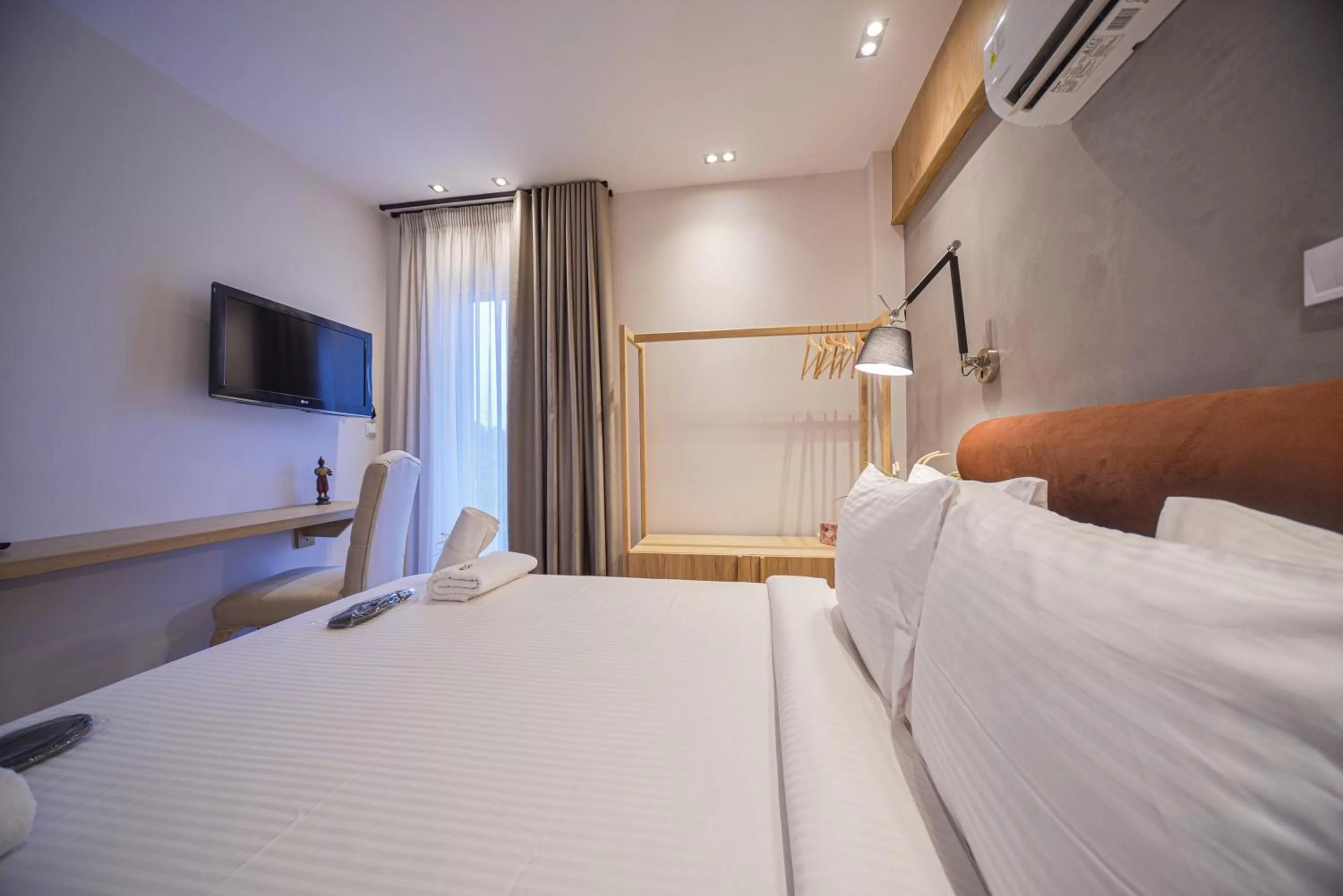 Bedroom, Bed in Anixi Hotel by AP