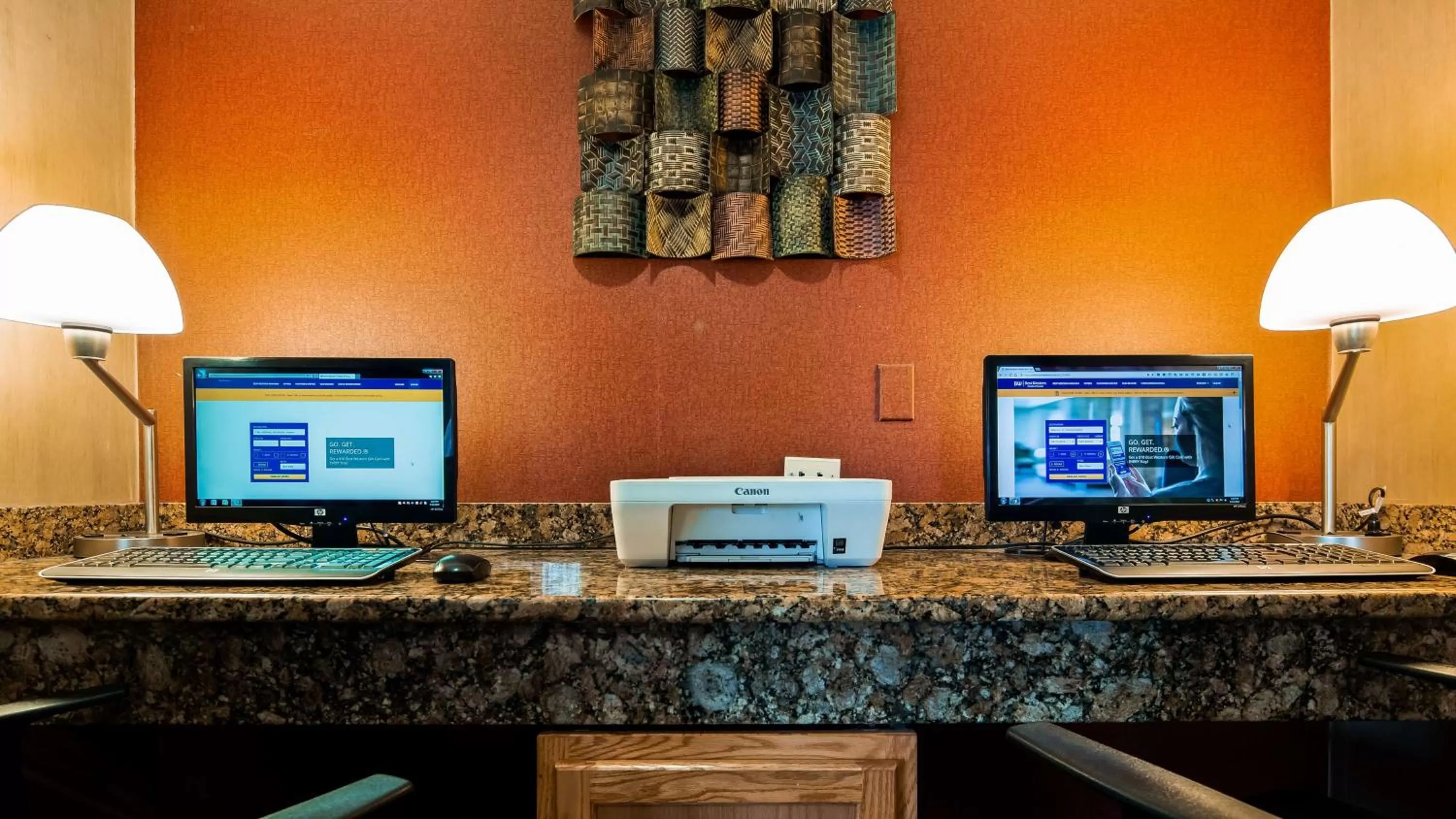 On site in Best Western Marion Hotel