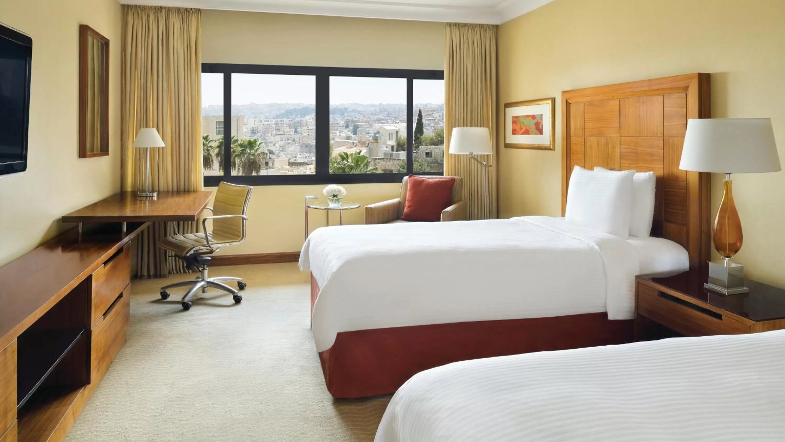 Photo of the whole room, Bed in InterContinental Amman Jordan by IHG