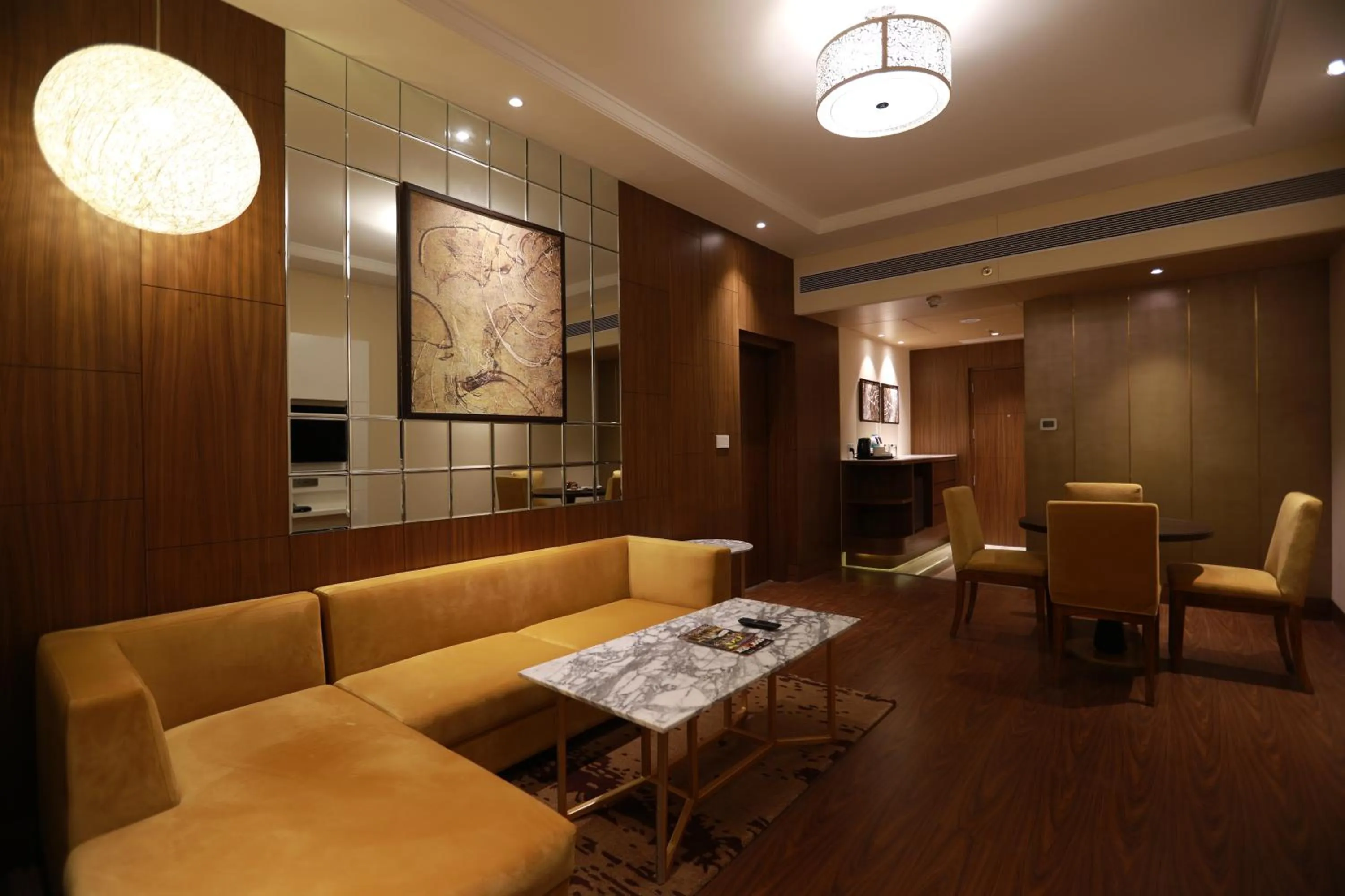 Living room in Radisson Blu Pune Hinjawadi