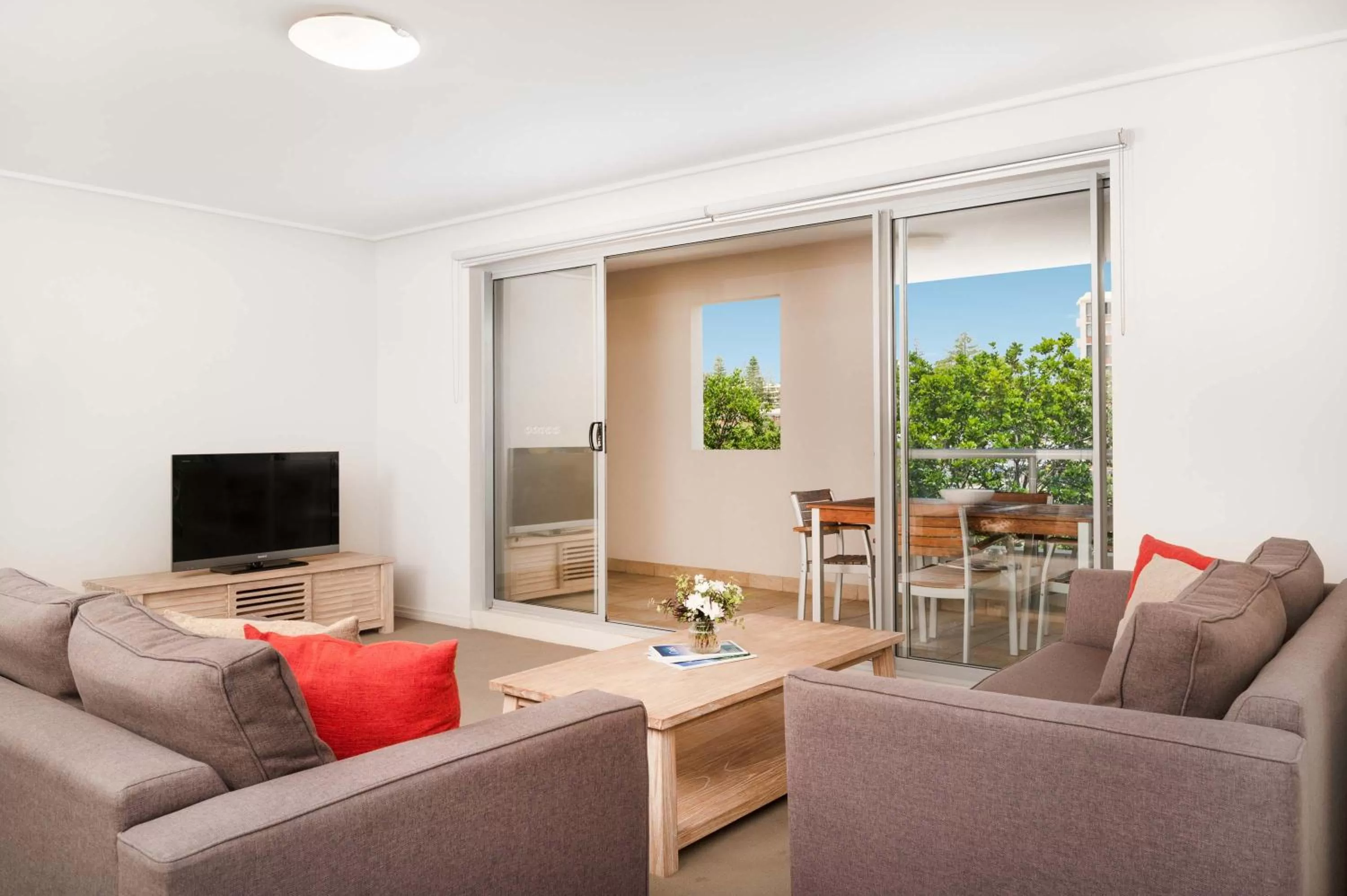 Living room in Mantra The Observatory