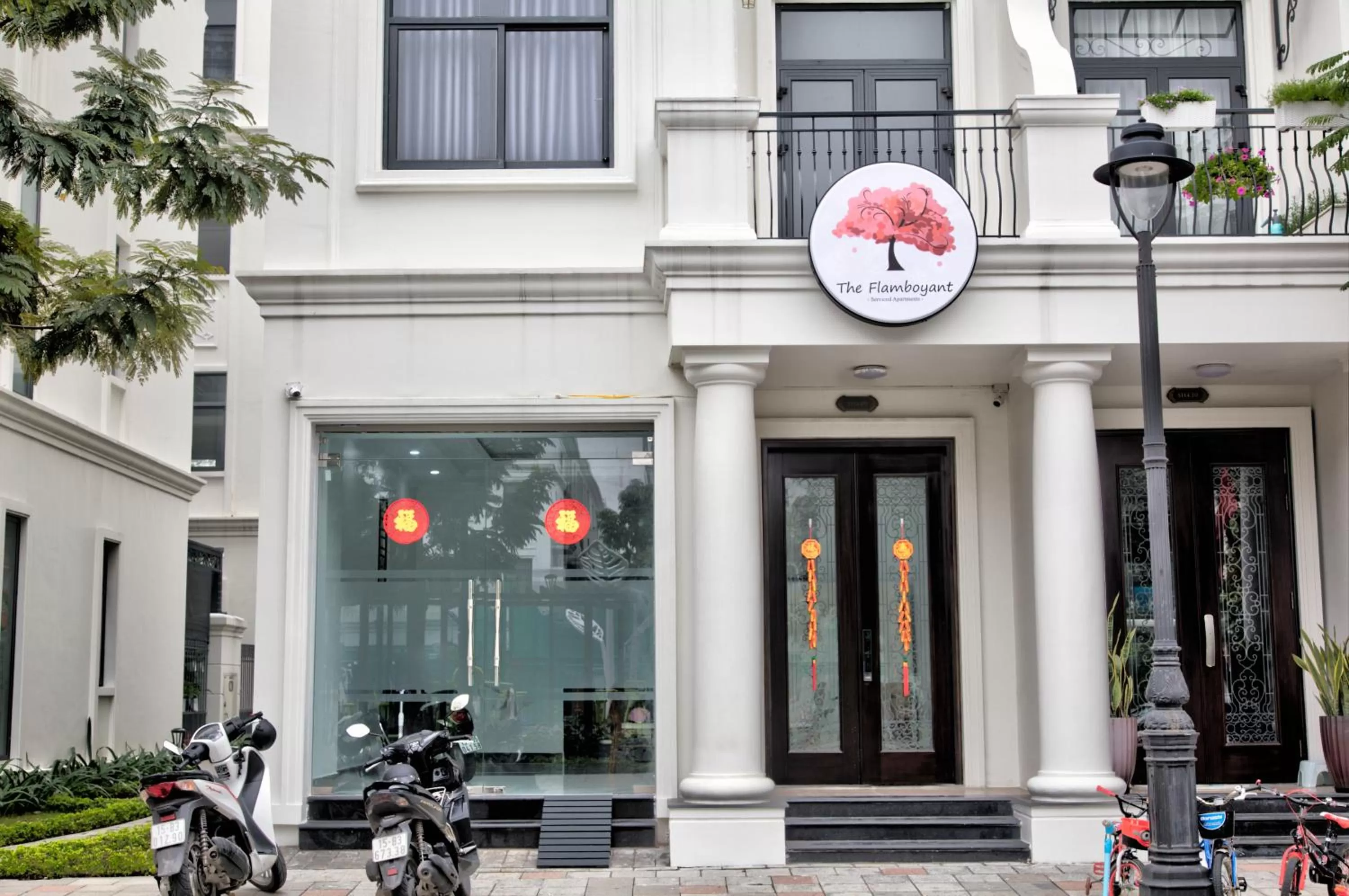 Facade/entrance in The Flamboyant #StayWork Vinhomes Marina