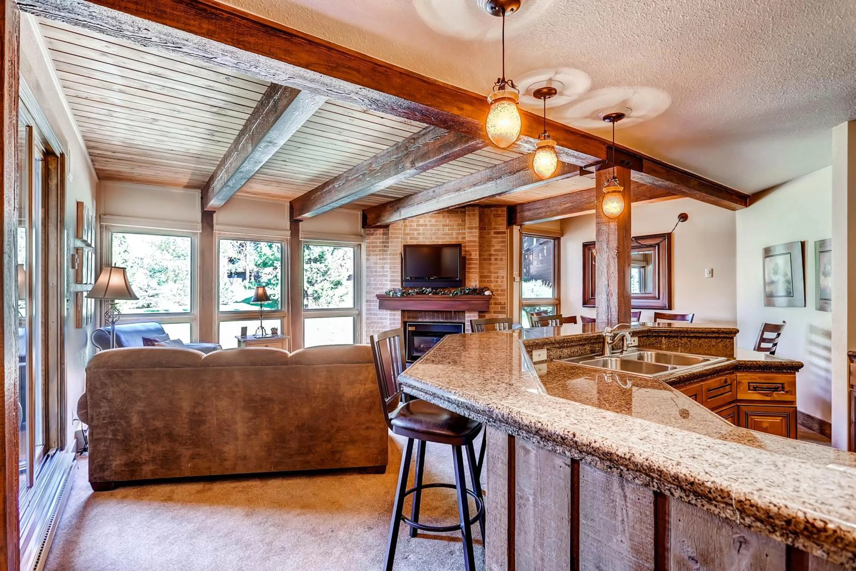 Dining area, Kitchen/Kitchenette in The Lodge at Steamboat by Vacasa
