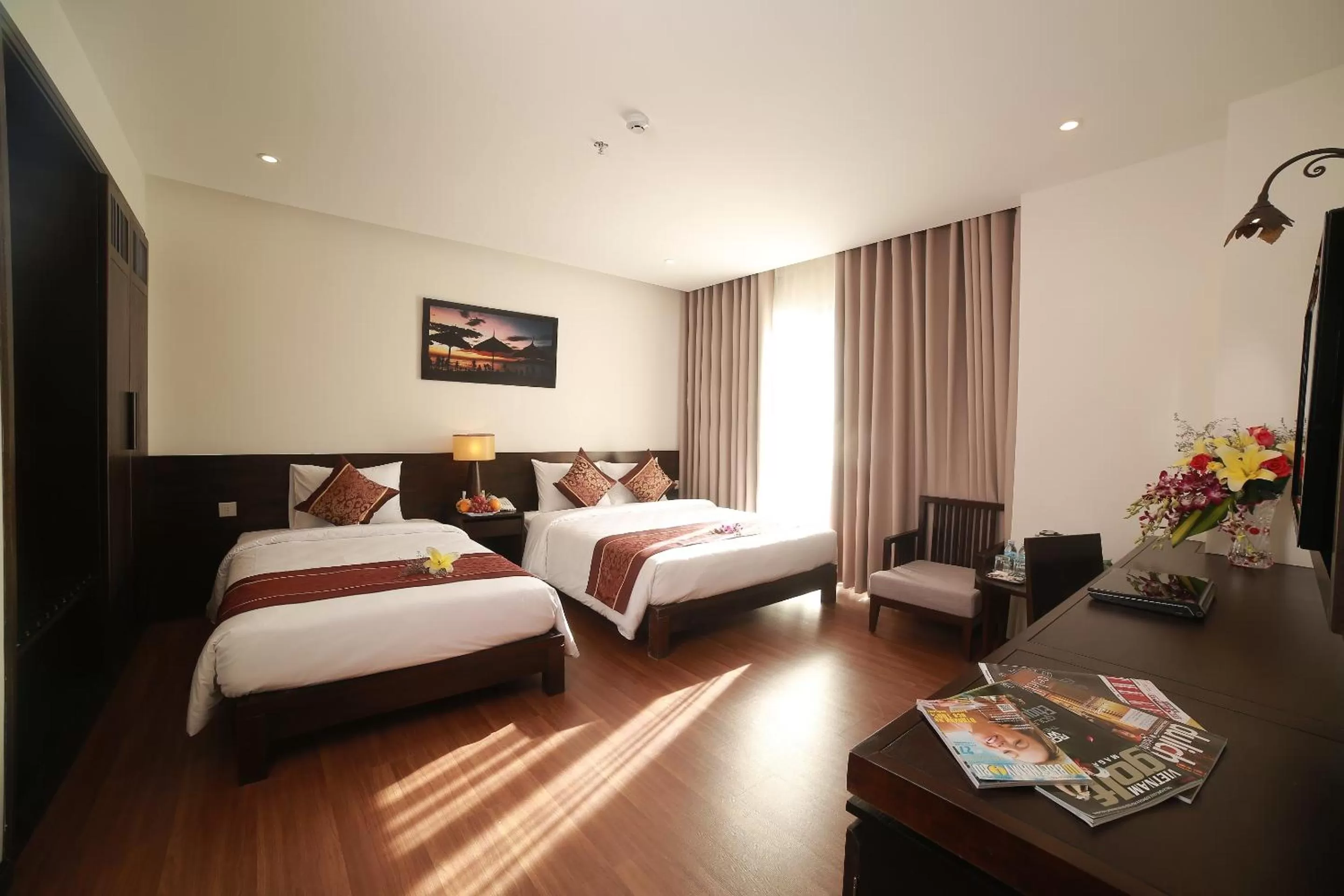 Bed in Edele Nha Trang Hotel