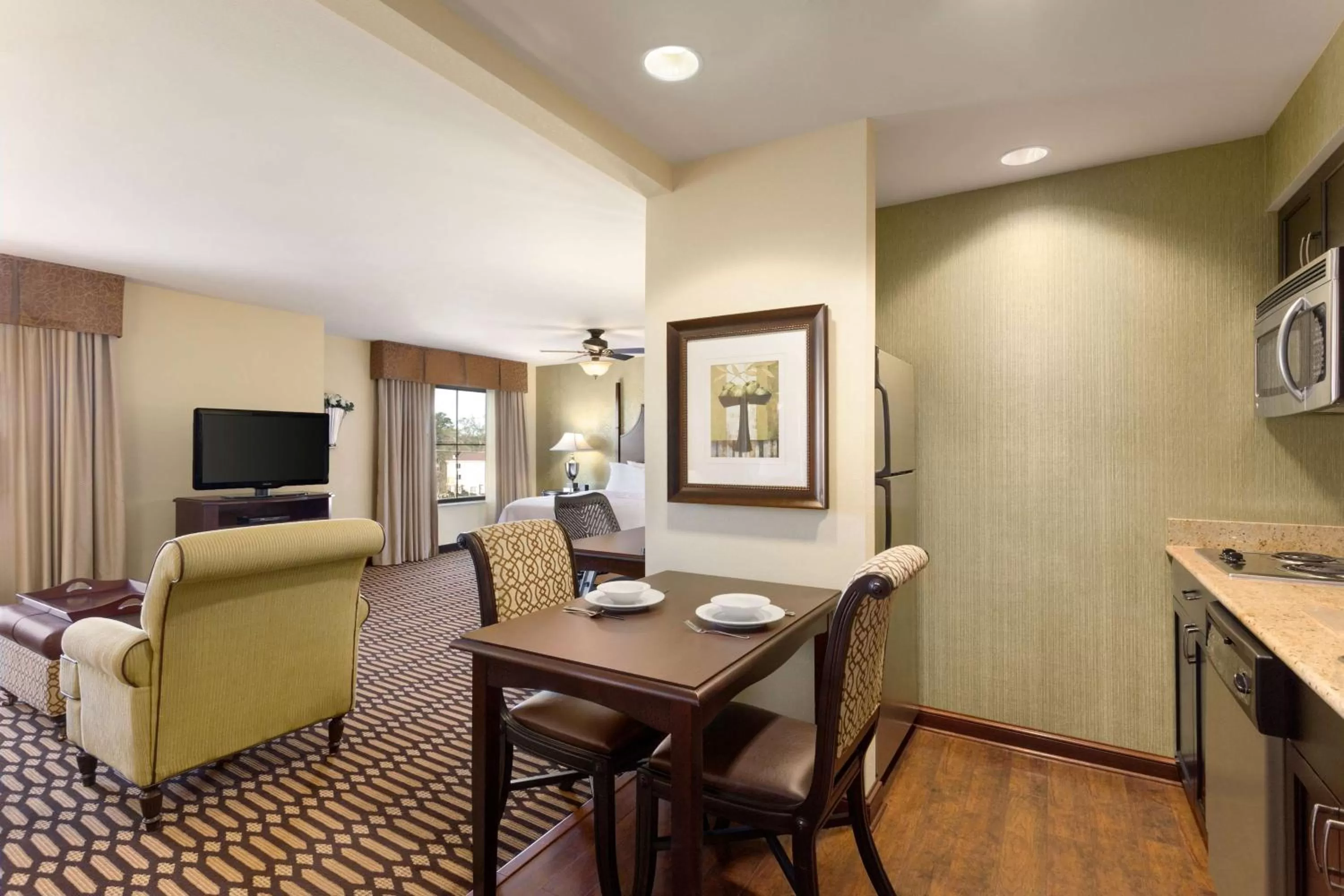 Living room in Homewood Suites Lafayette-Airport