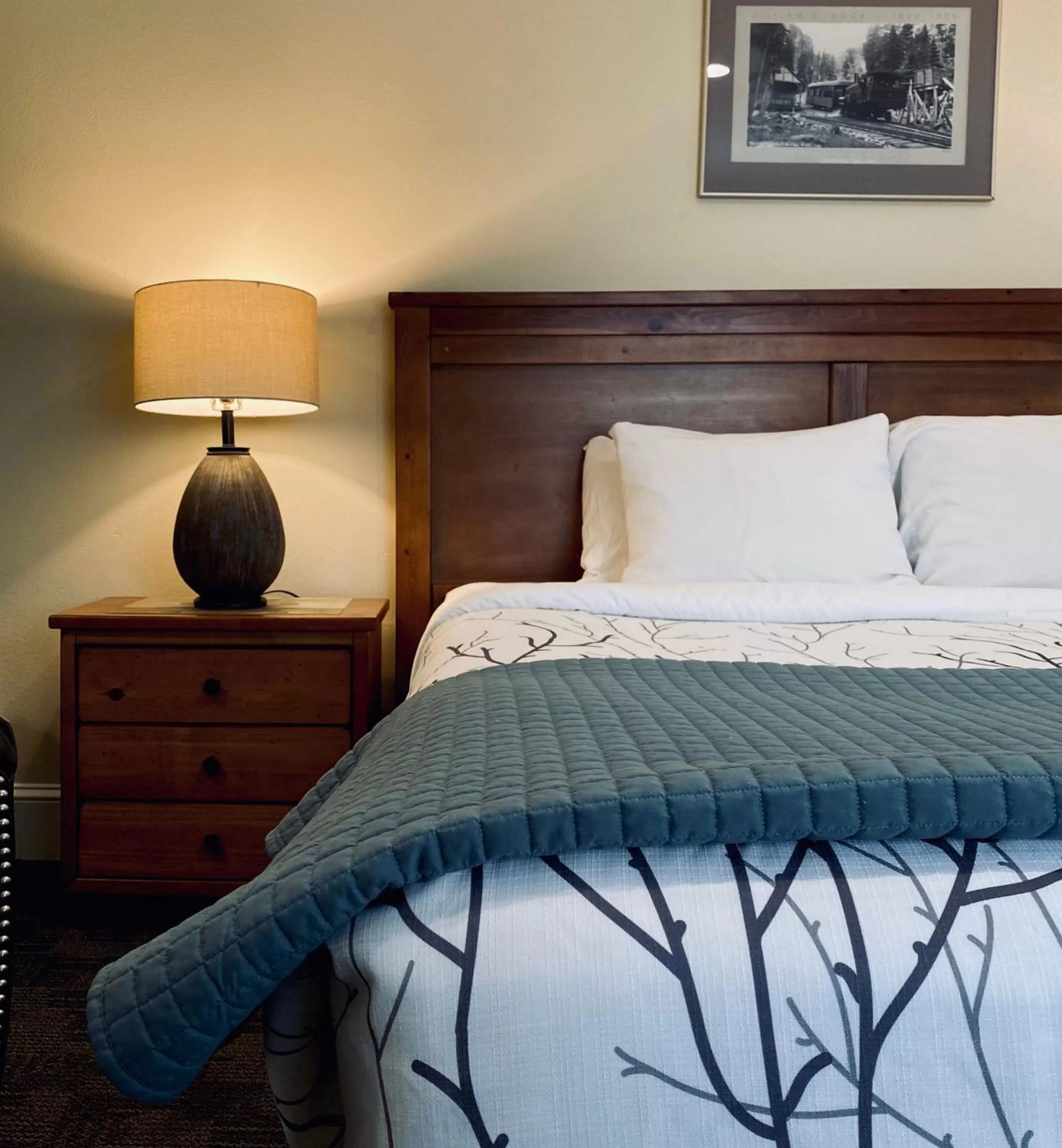Bed in Salida Inn & Monarch Suites