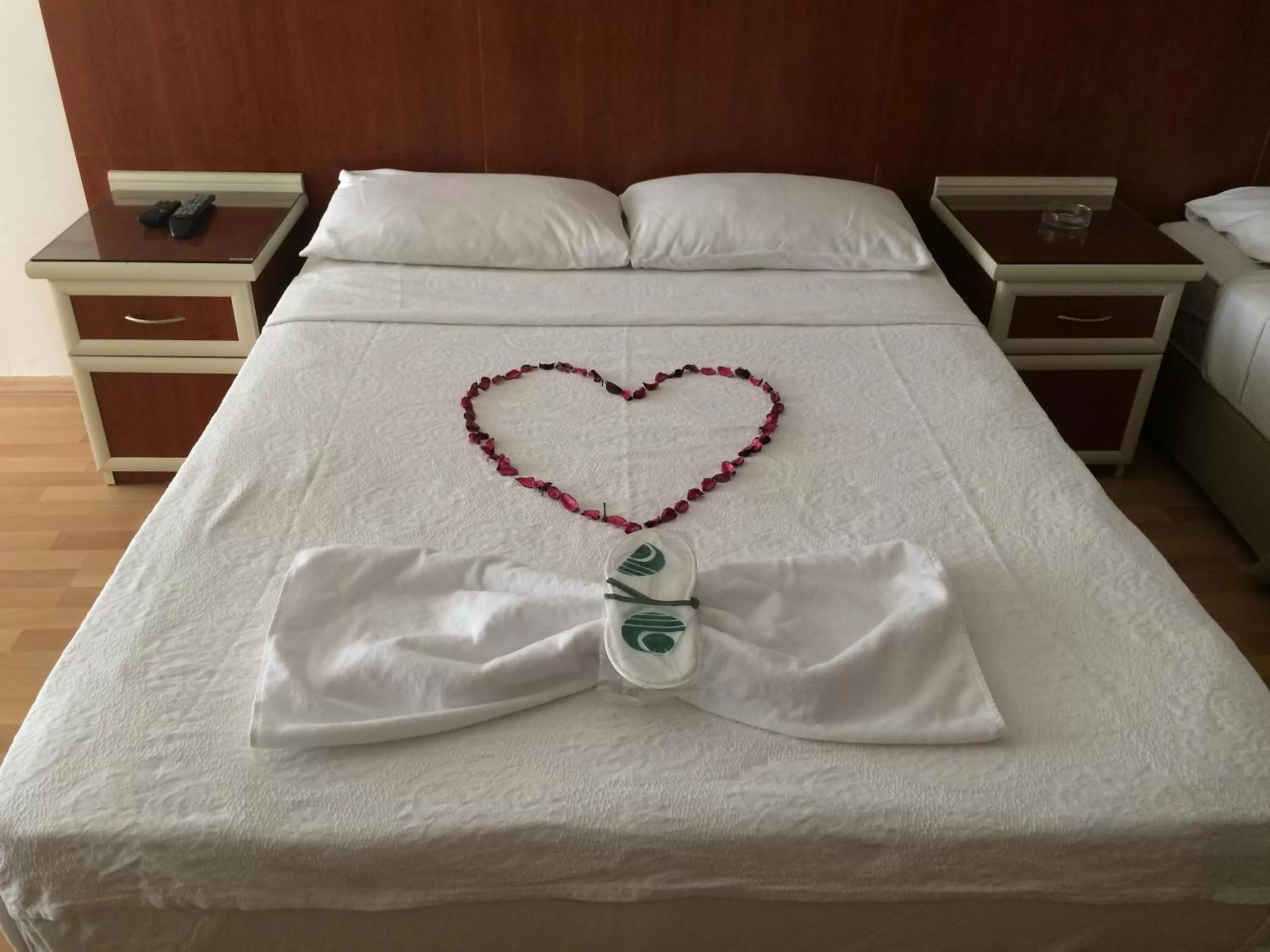 Bed in Ayvazali Hotel