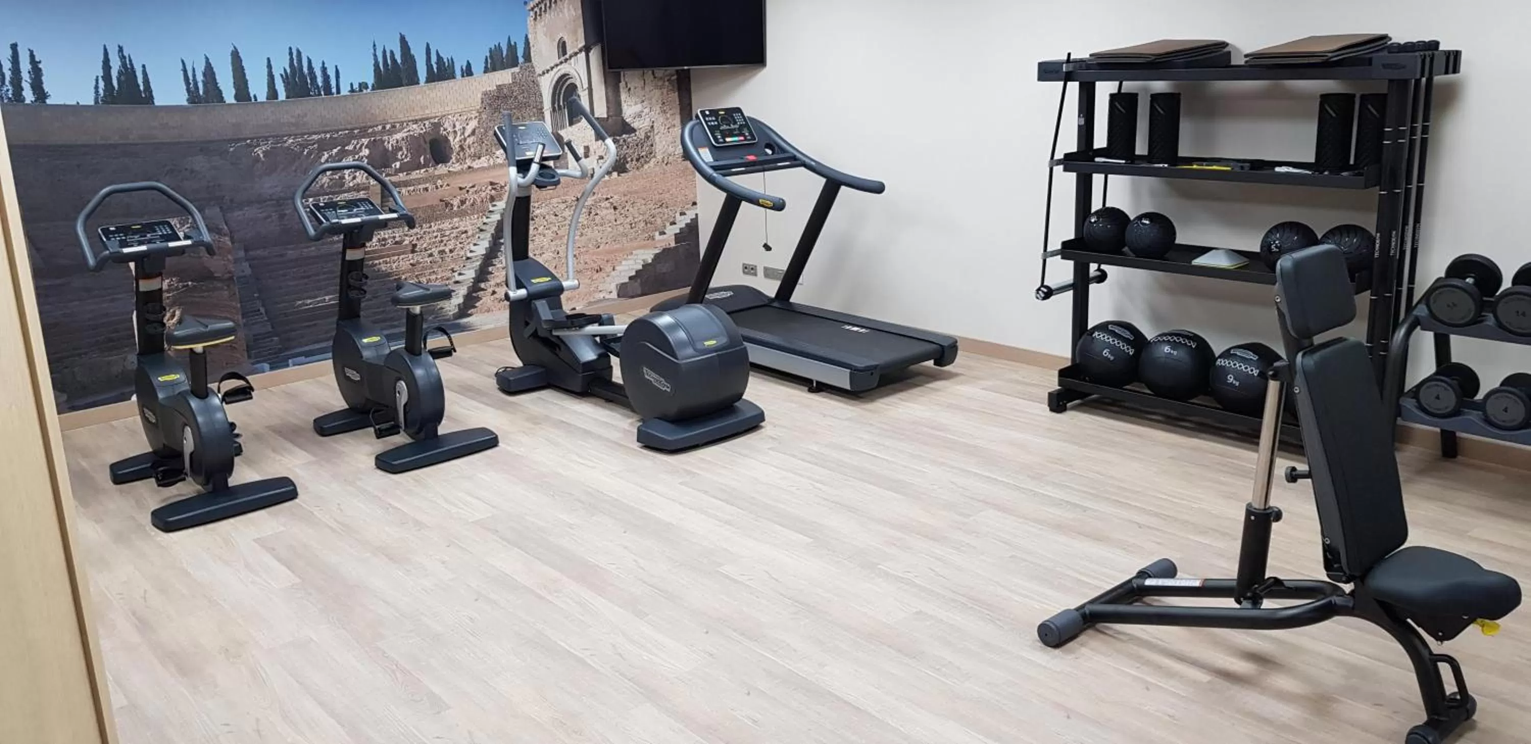 Fitness centre/facilities in NH Campo Cartagena