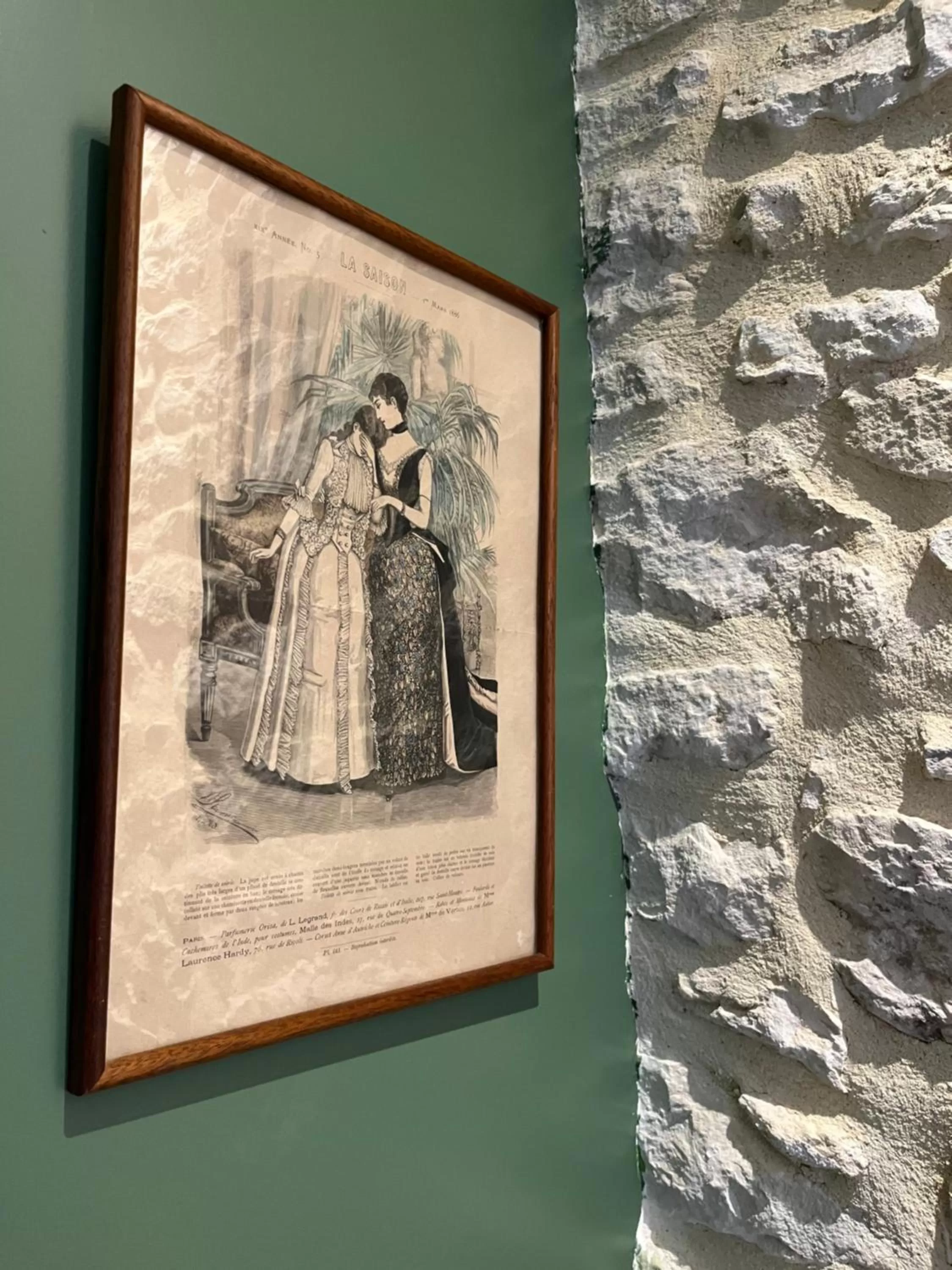 Decorative detail in Le Clos Chalmon Chambre d'hôte