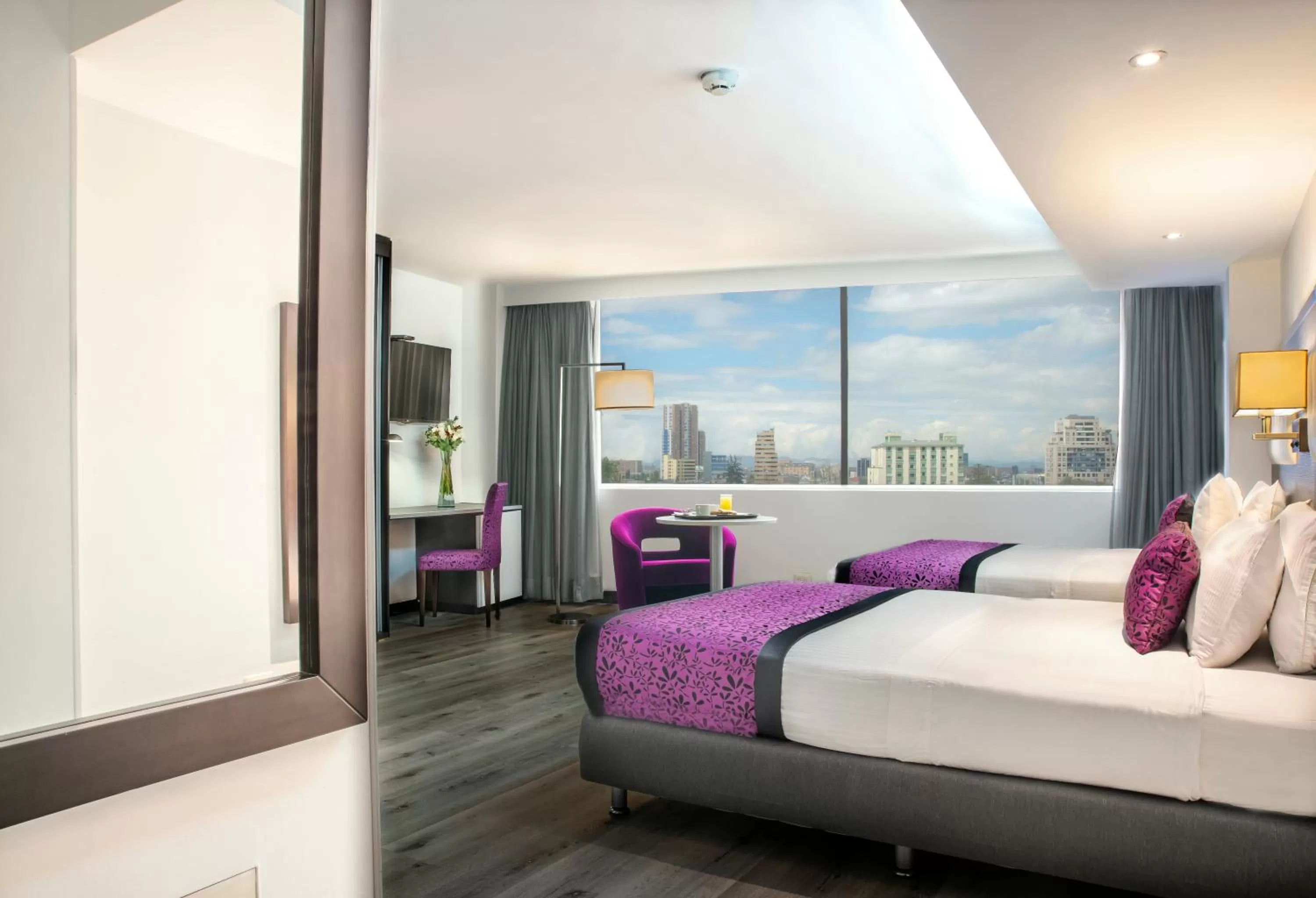 Bed in Hotel City Bog Expo Museo